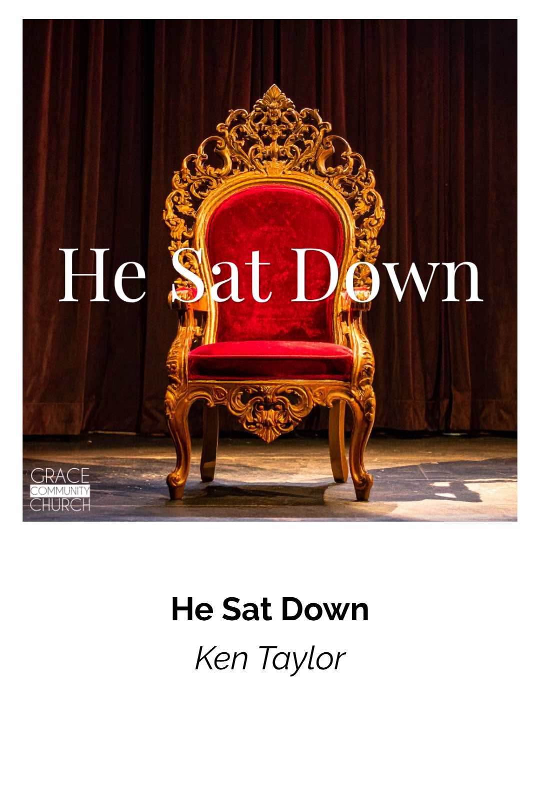 He Sat Down episode artwork