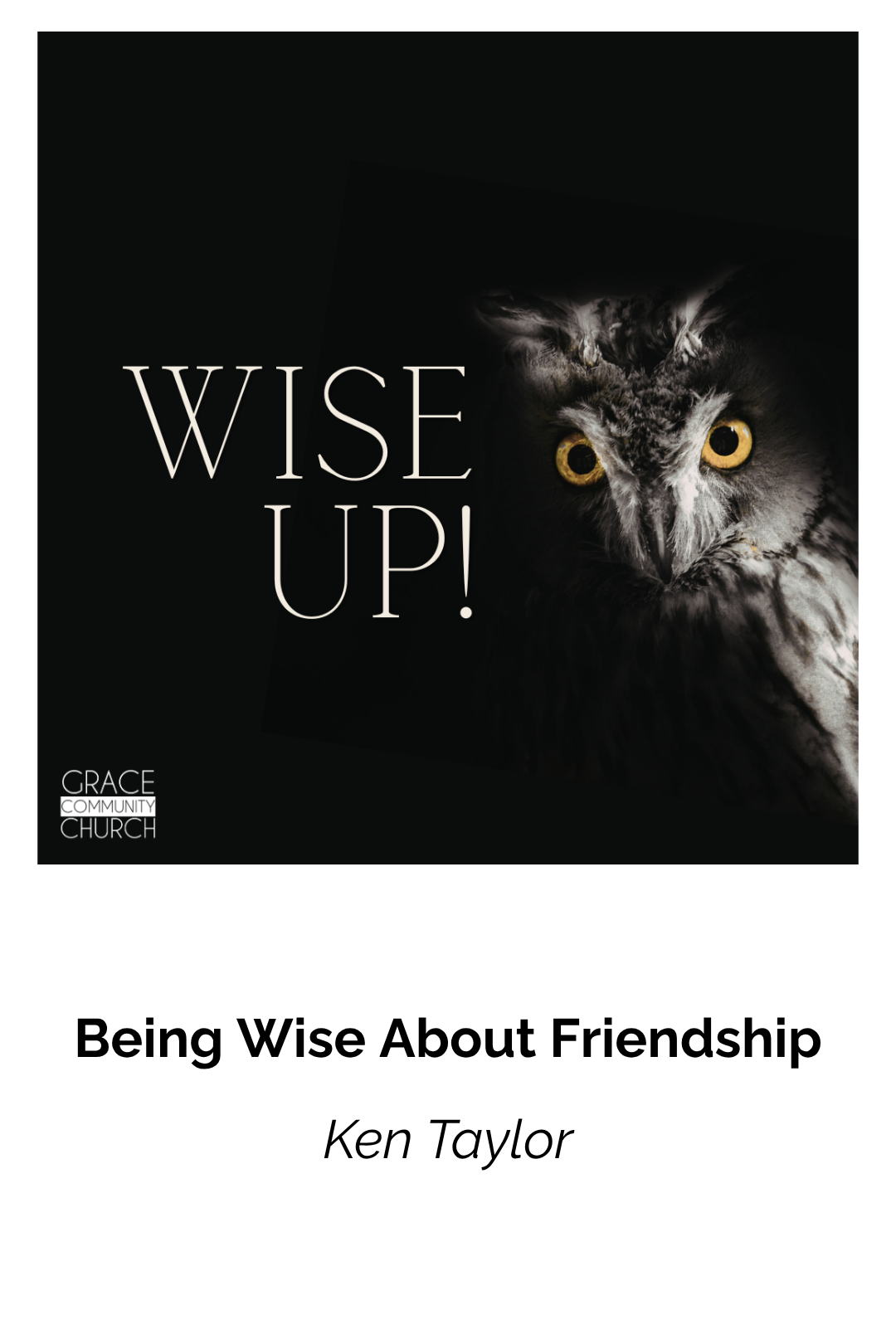 Being Wise About Friendship