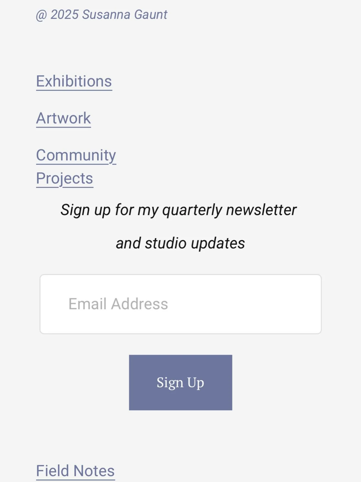 That&rsquo;s right, my first email newsletter is launching in the next couple of weeks&hellip;sign up to receive studio updates about experiments, exhibits and teaching opportunities. You can sign up by scrolling to the bottom of my website, www.susa