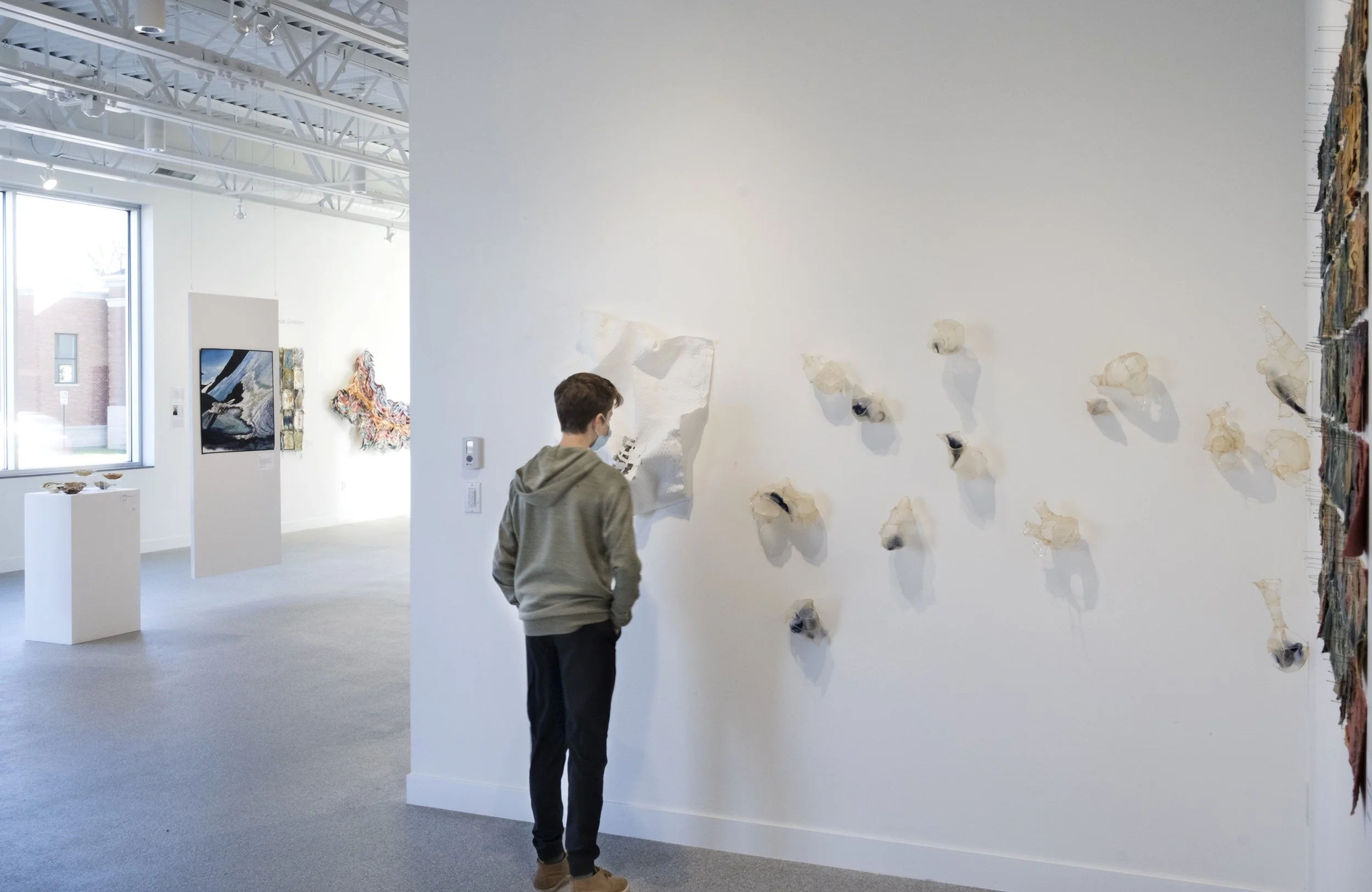 Release on view at Watermark Art Center during EarthMatters, a Surface Design Association exhibit