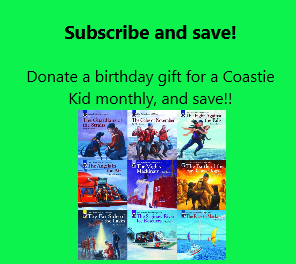 Donation Gift for Coastie Kid-Autographed Onyx Book-Subscription