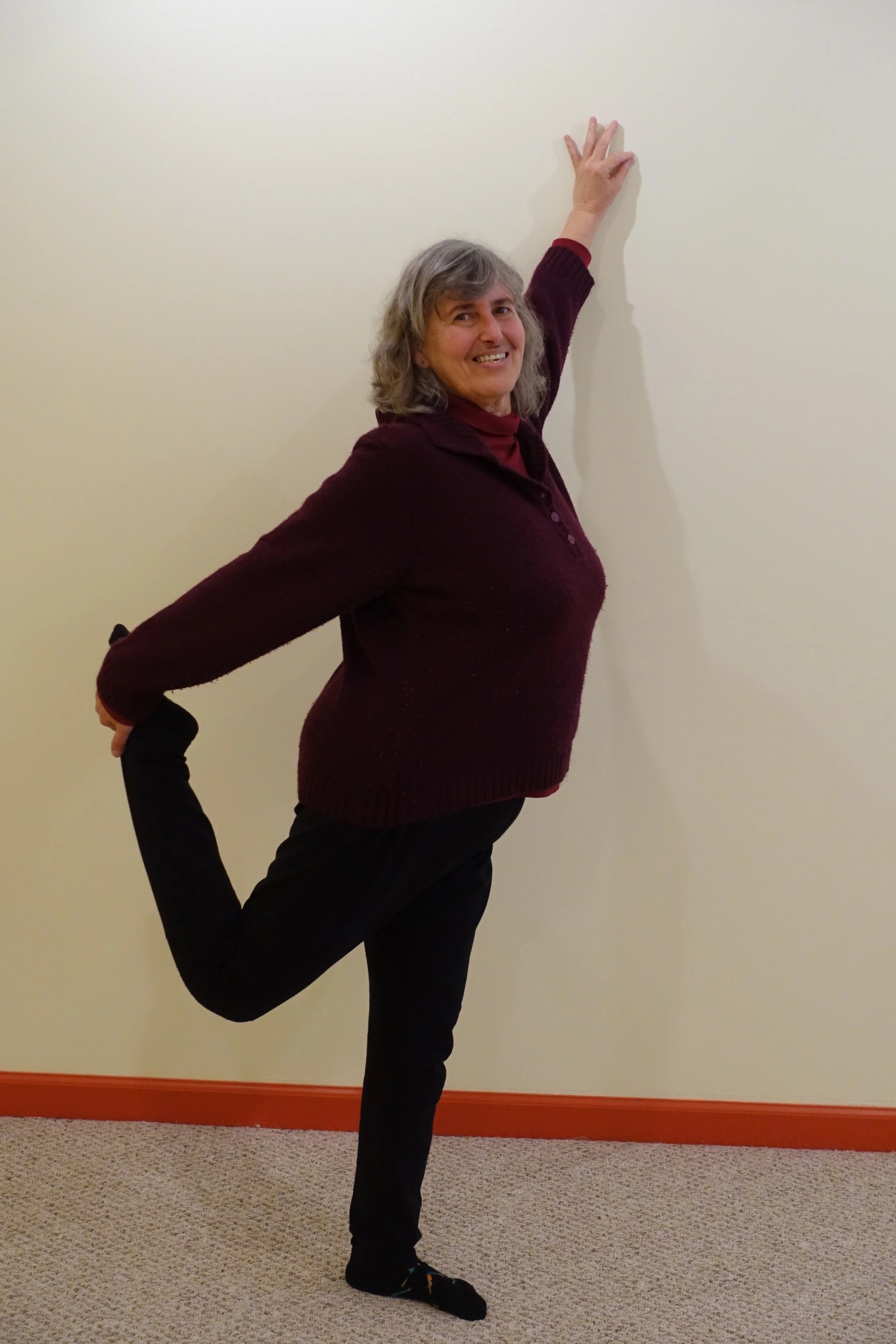 Linda Ruth in Half Stance Asana