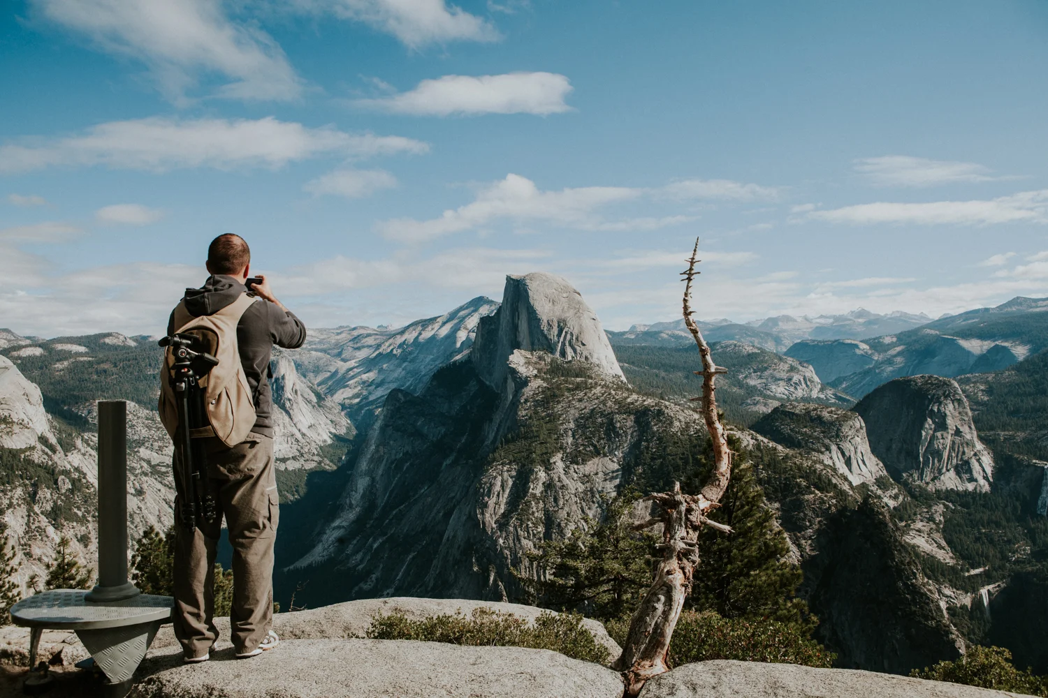 In the Sierras of California.