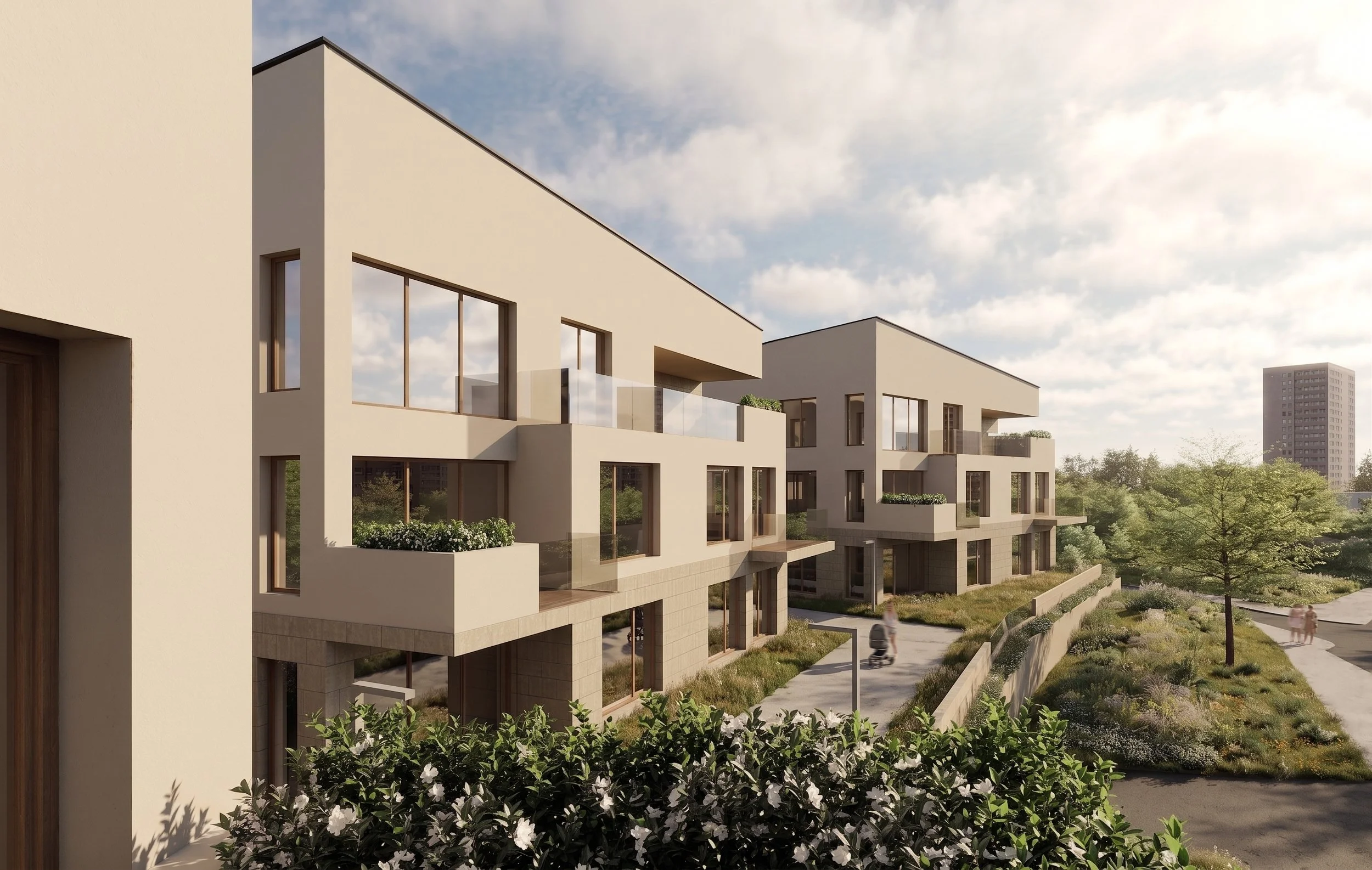 Osiedle ROLLBERGE – 4 budynki mieszkalne | Szczecin | ANNA THUROW Architektura i wnętrza