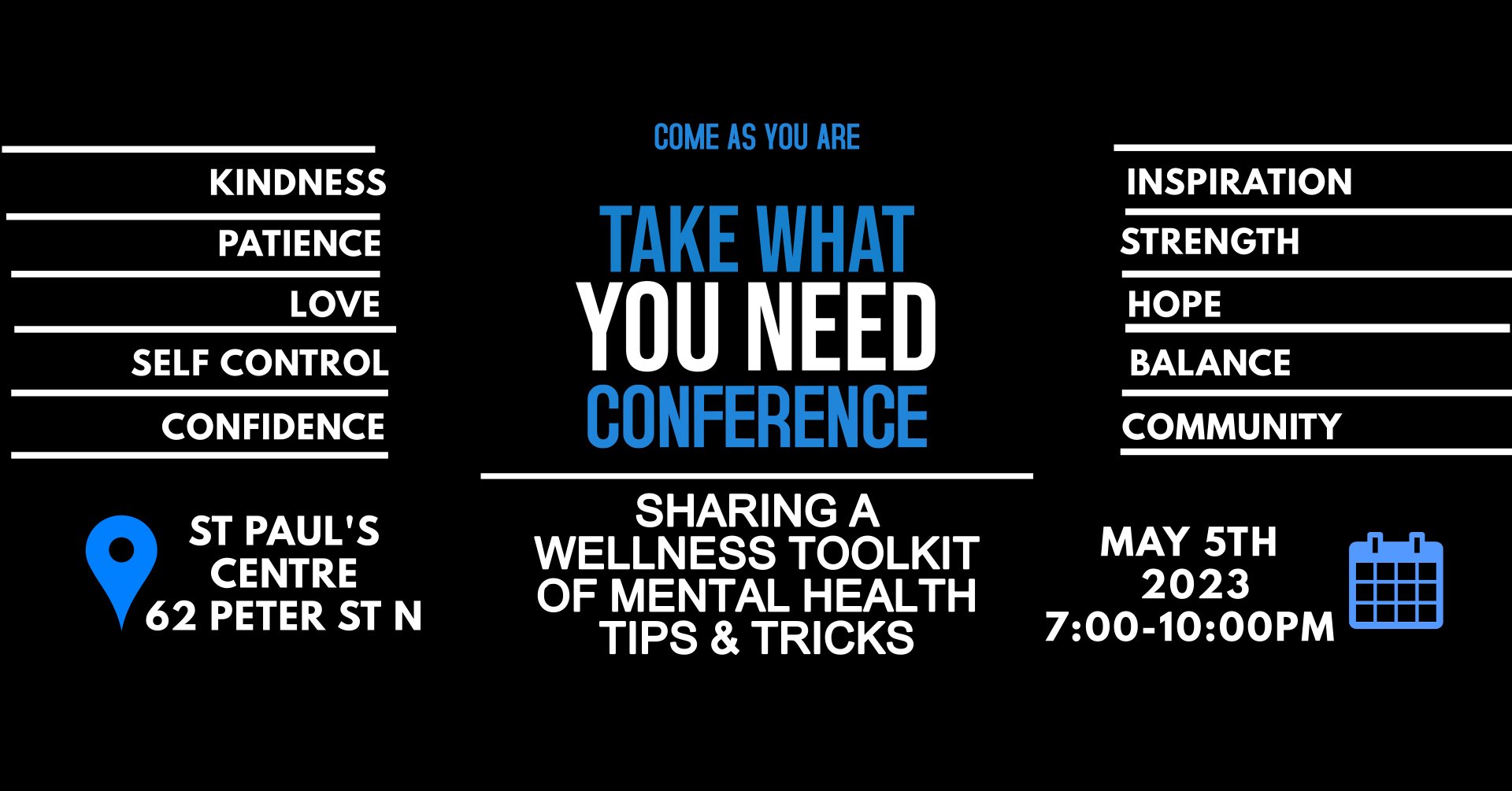 Take What You Need Conference - May 5th, 2023 