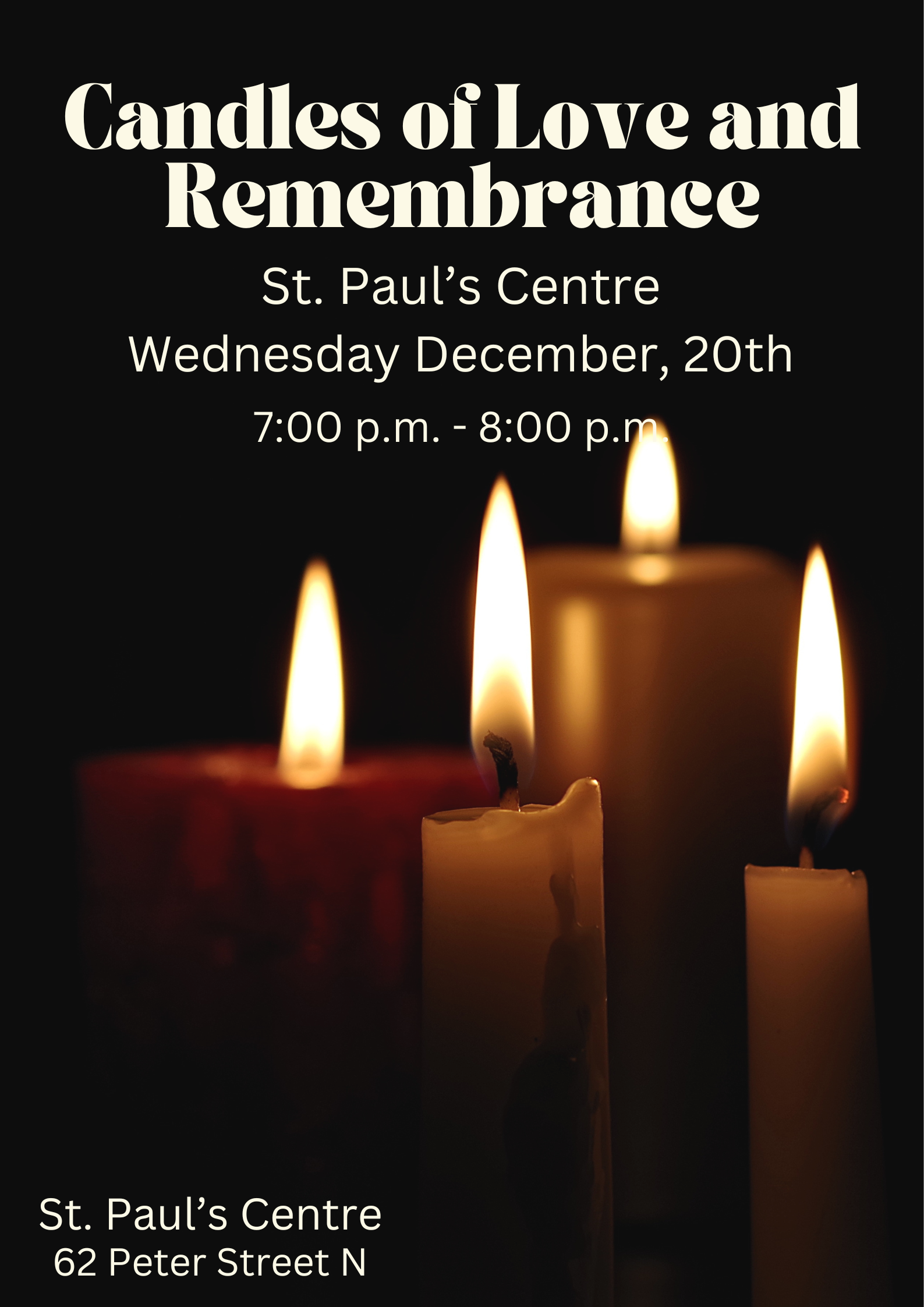 Candles of Love and Remembrance - St. Paul's Centre