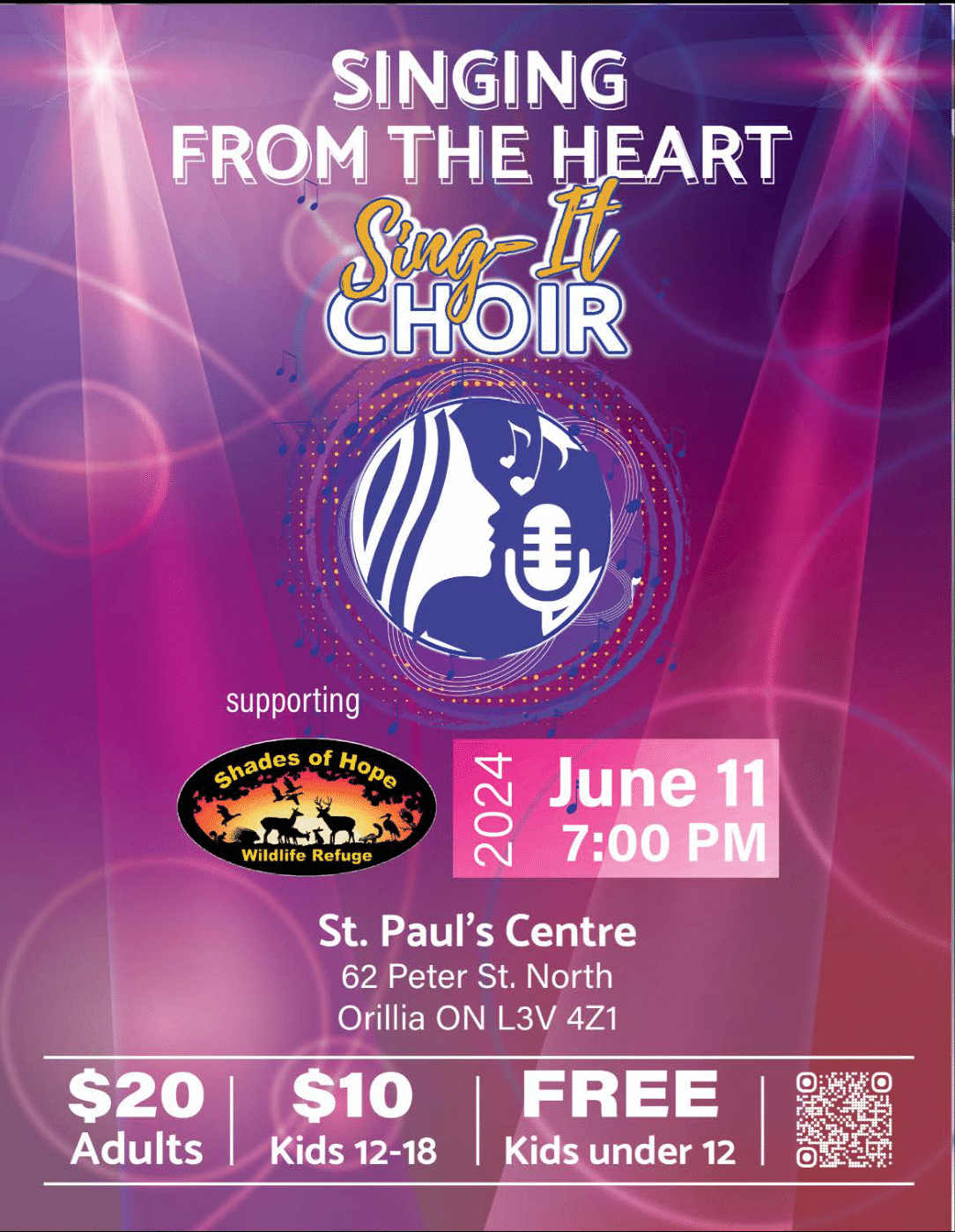 Singing From The Heart - Sing It Choir - Tuesday June 11 - 7:00 PM