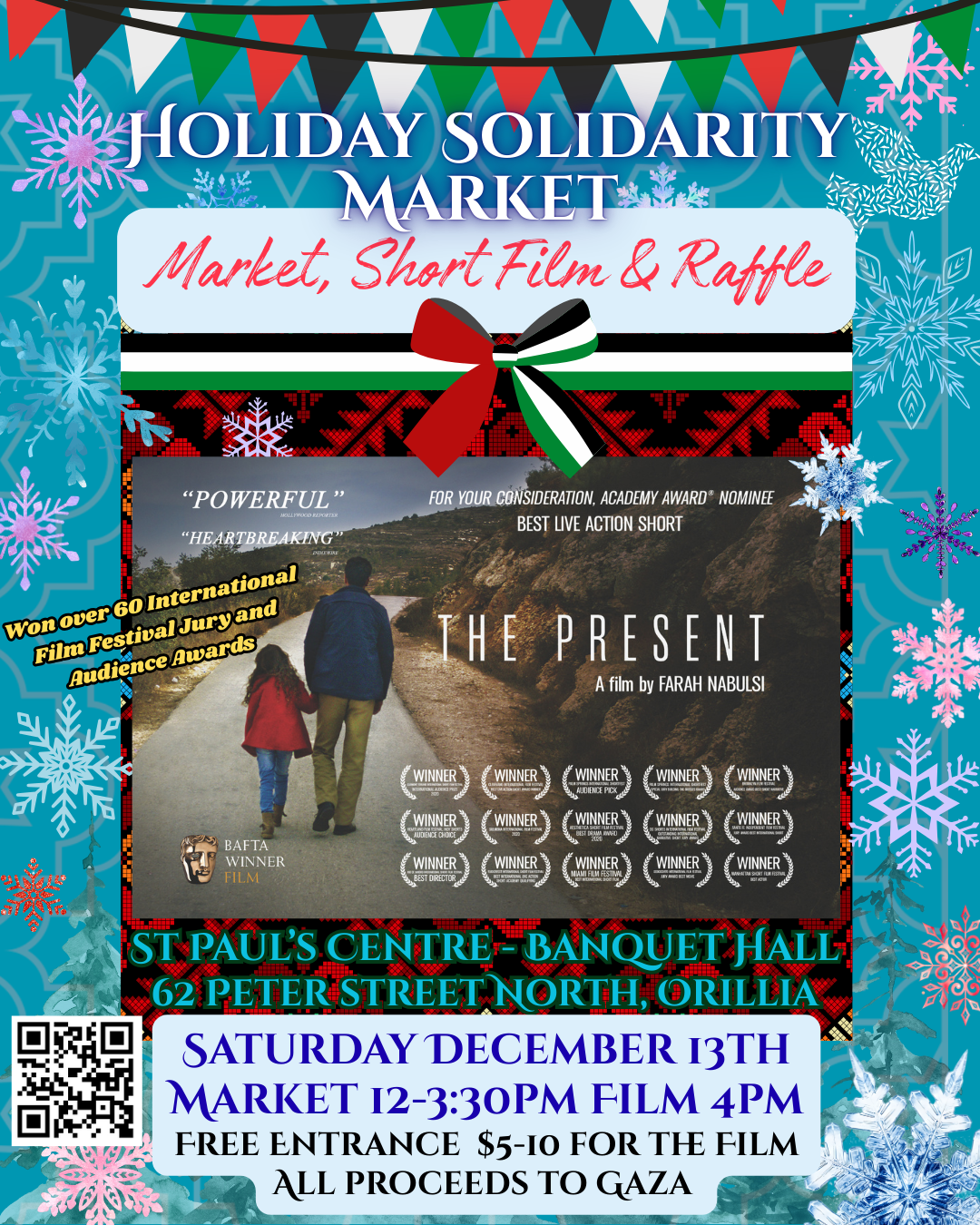 Holiday Solidarity Market -  Sat Dec 13th 12-5pm at St. Paul's Centre