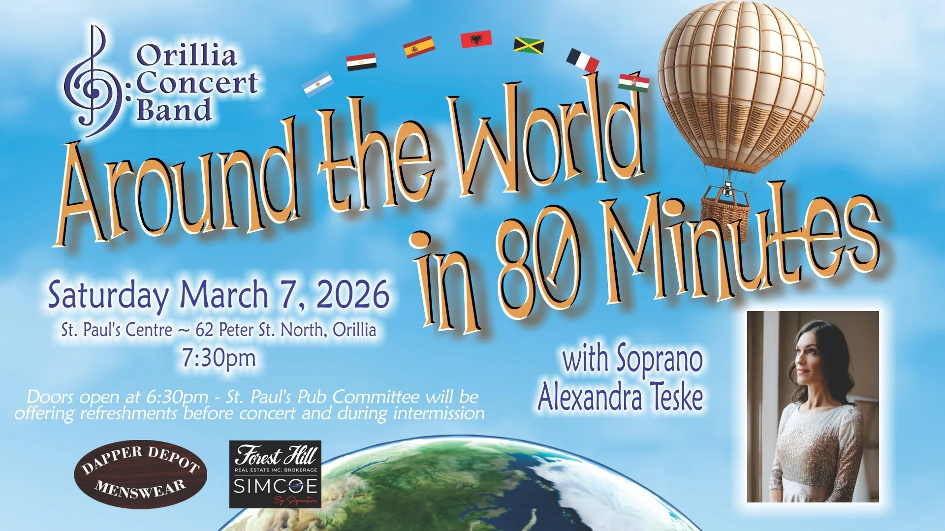 Around the World in 80 minutes - Orillia Concert Band