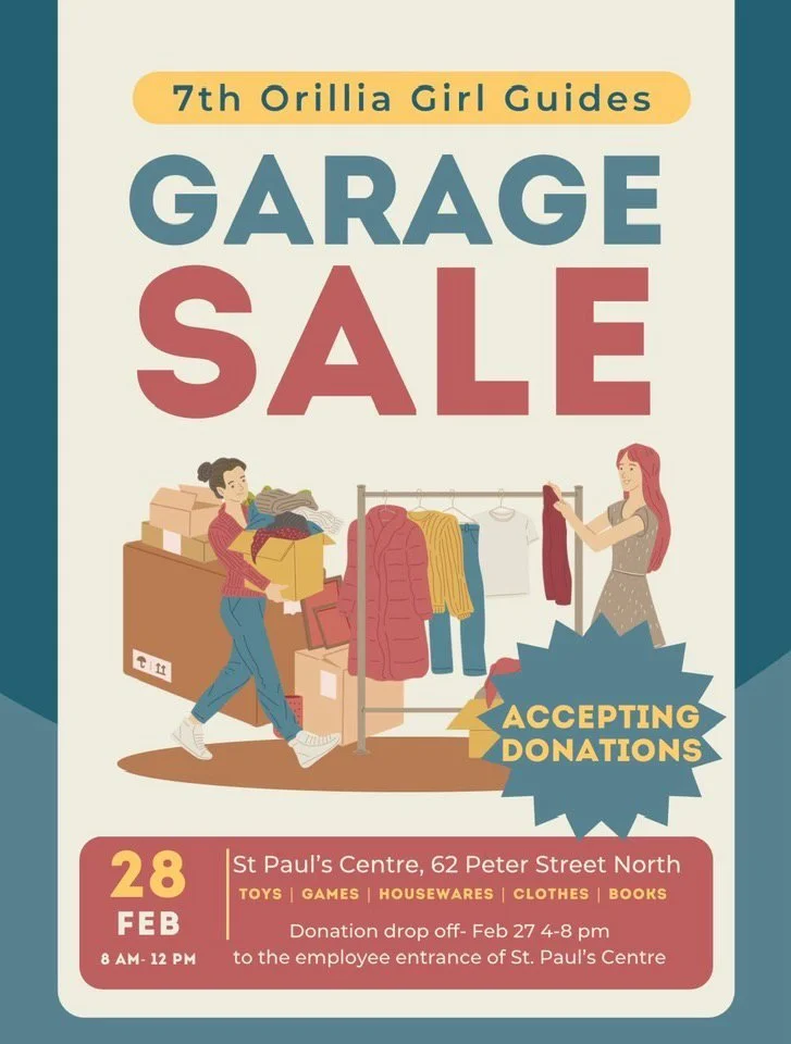 7th Orillia Girl Guides Garage Sale - St. Paul's Centre