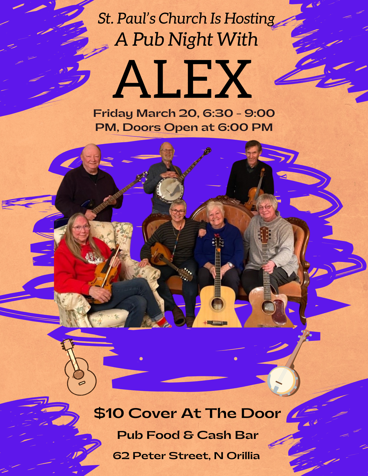 St. Paul's Church presents Pub Night with ALEX