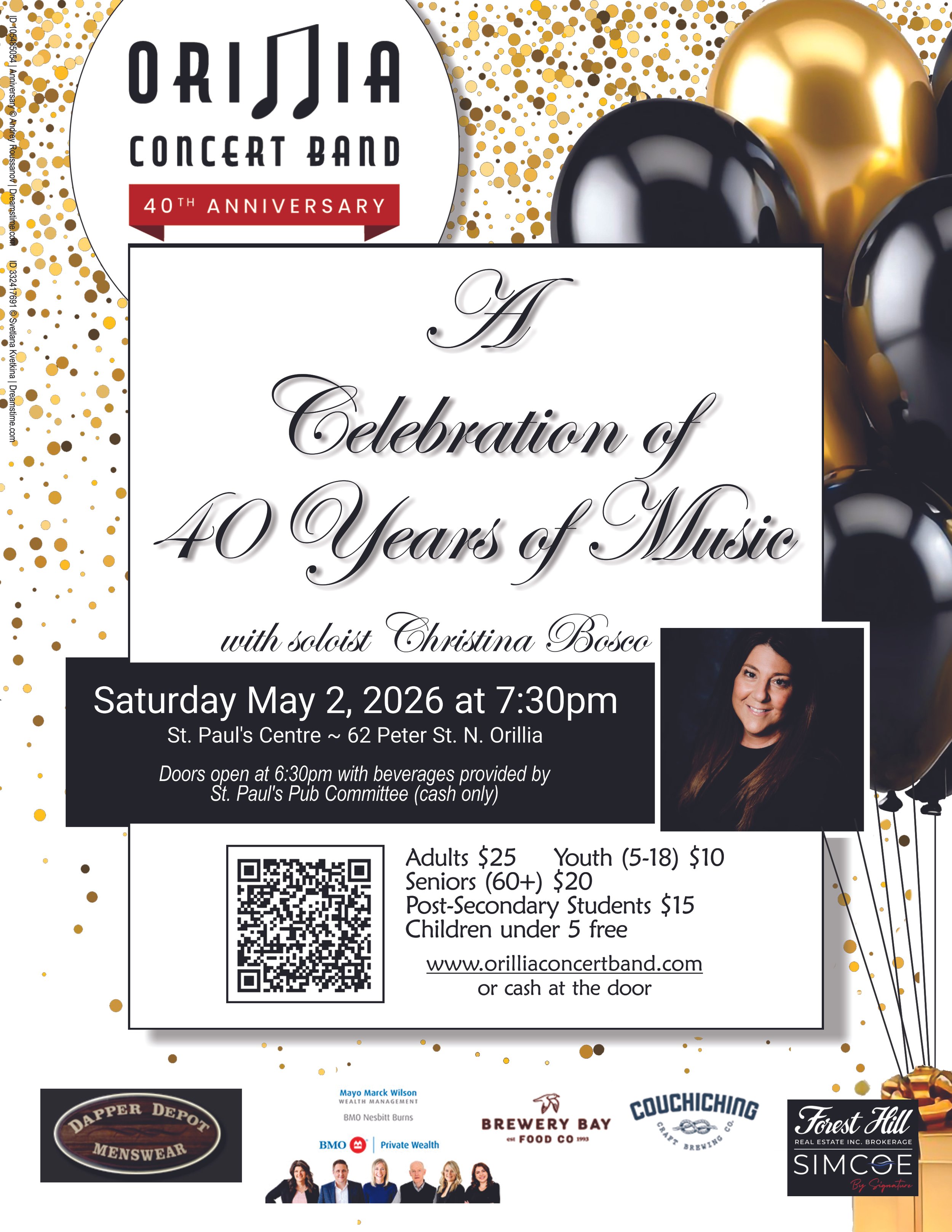 The Orillia Concert Band is celebrating 40 Years of Music