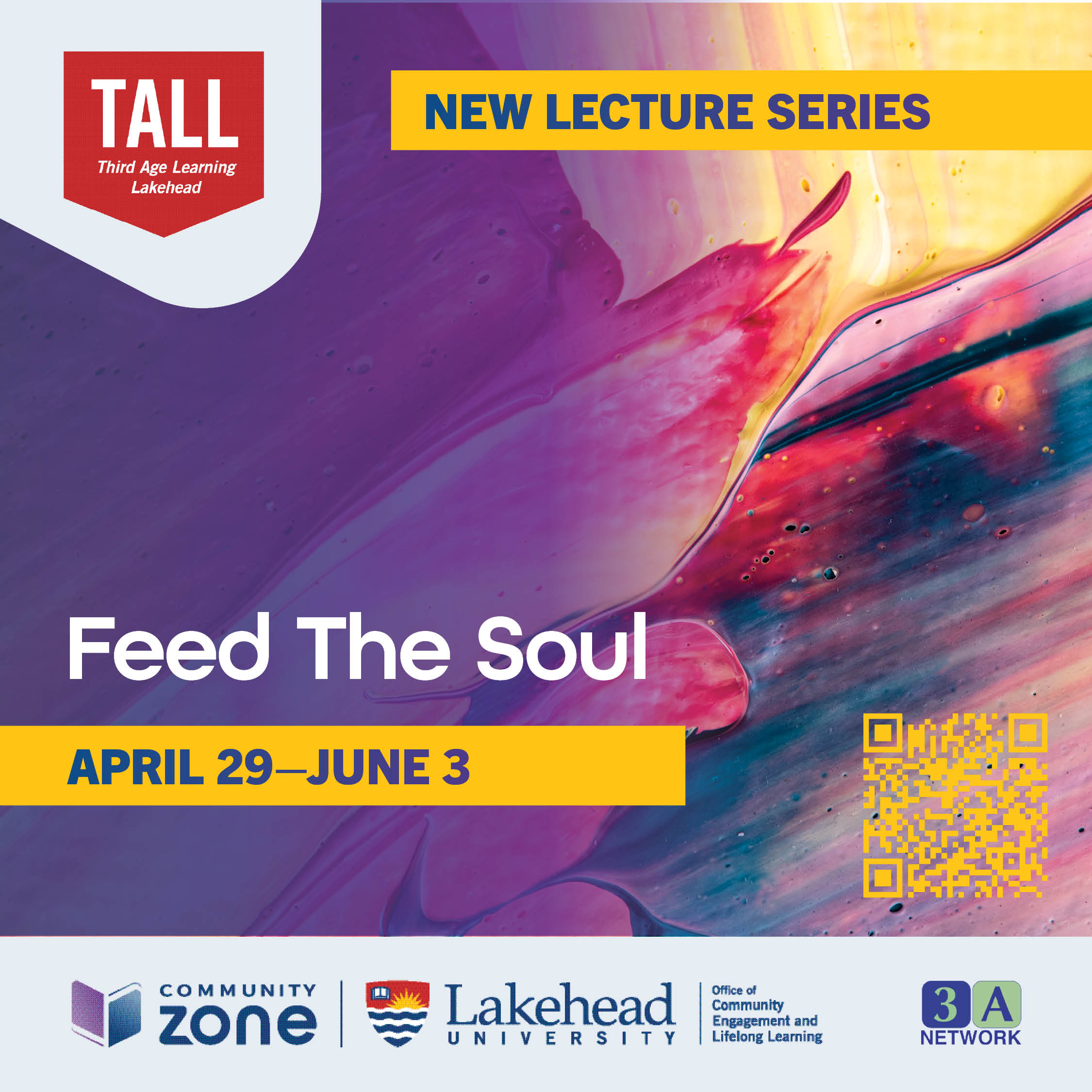 Spring 2026 lecture series with Third Age Learning Lakehead (TALL) - Wed, Apr 29