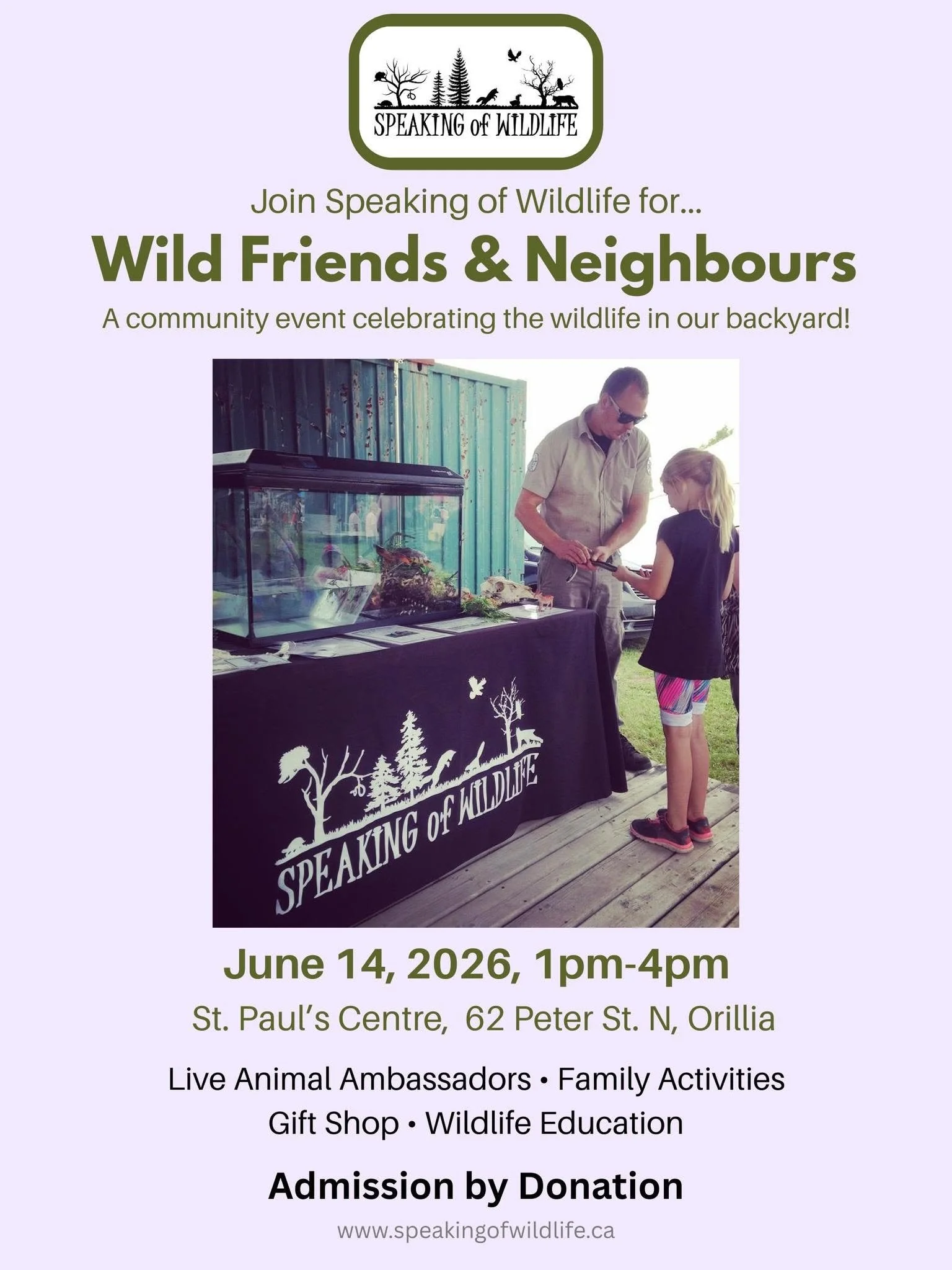 Speaking of Wildlife for Wild Friends &amp; Neighbours