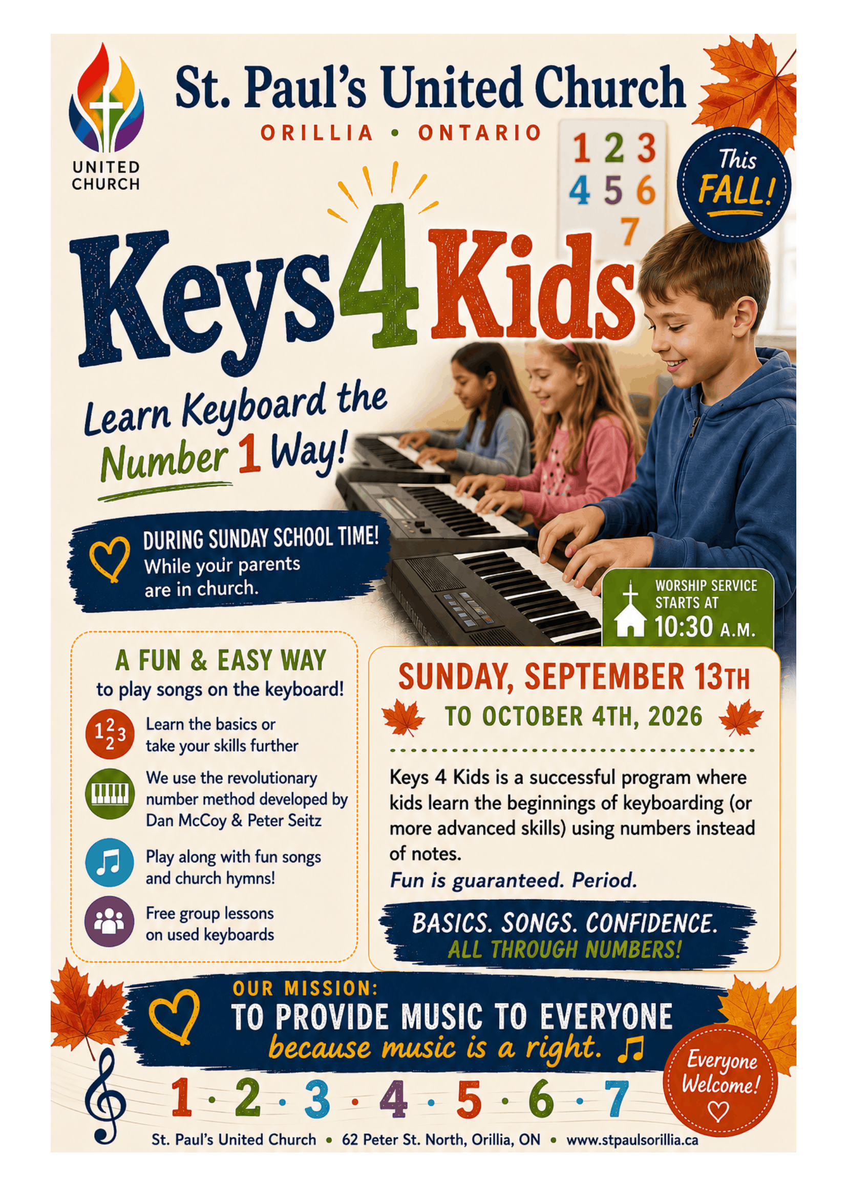 Keys4Kids this Fall at St. Paul’s