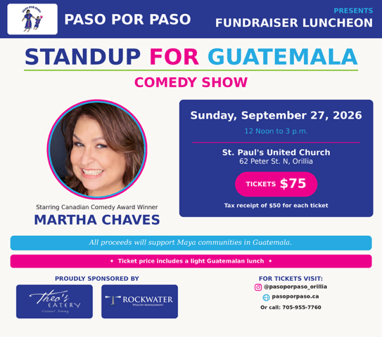 Standup For Guatemala Comedy Show and Luncheon - Orillia 