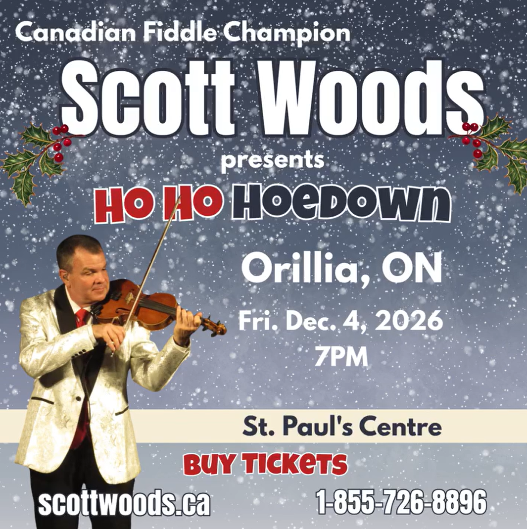 The Scott Woods Band - Ho Ho Hoedown Concert - Fri, Dec 4 - St. Paul's Centre, Orillia