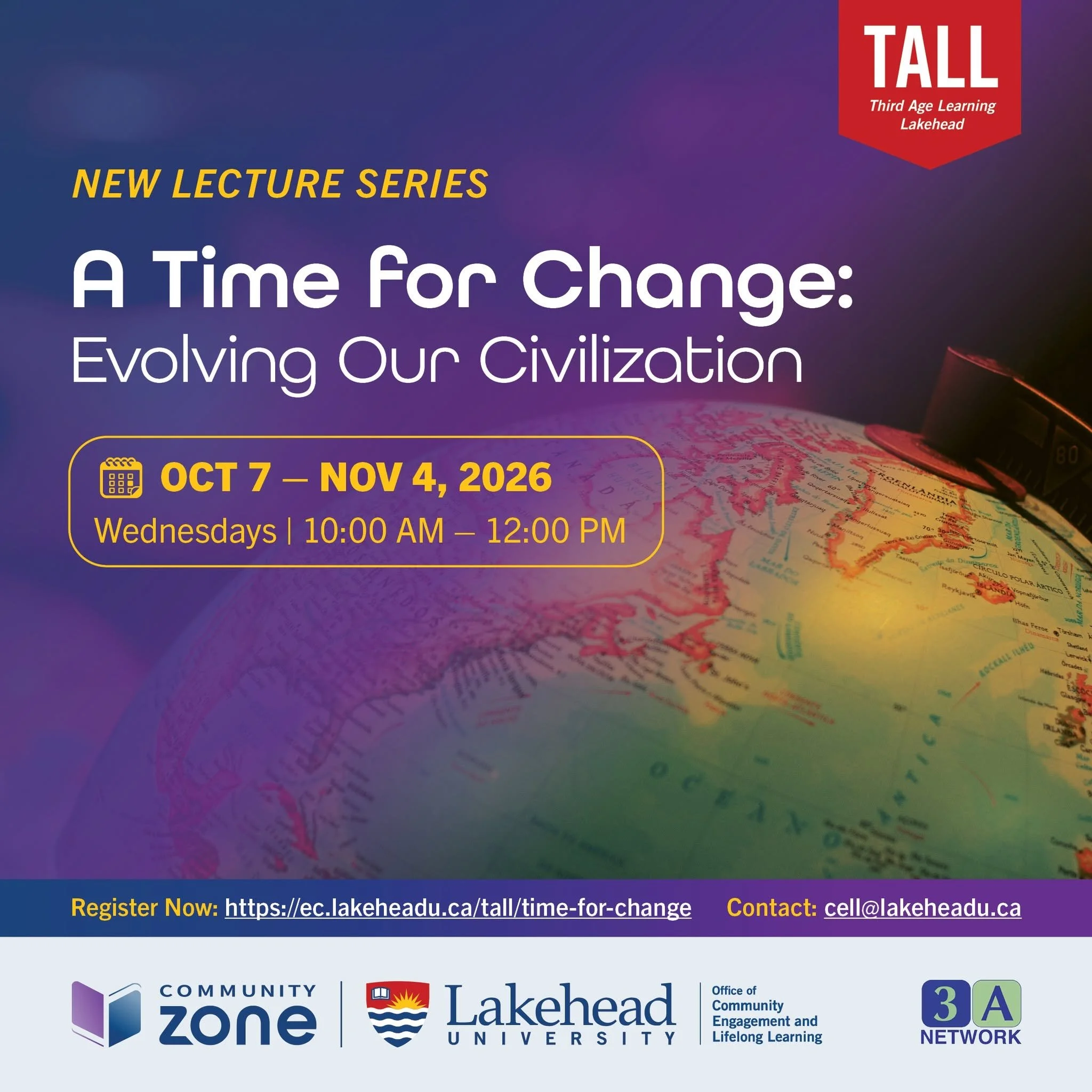 TALL Lecture Series: A Time for Change: Evolving Our Civilization - St. Paul's Orillia 
