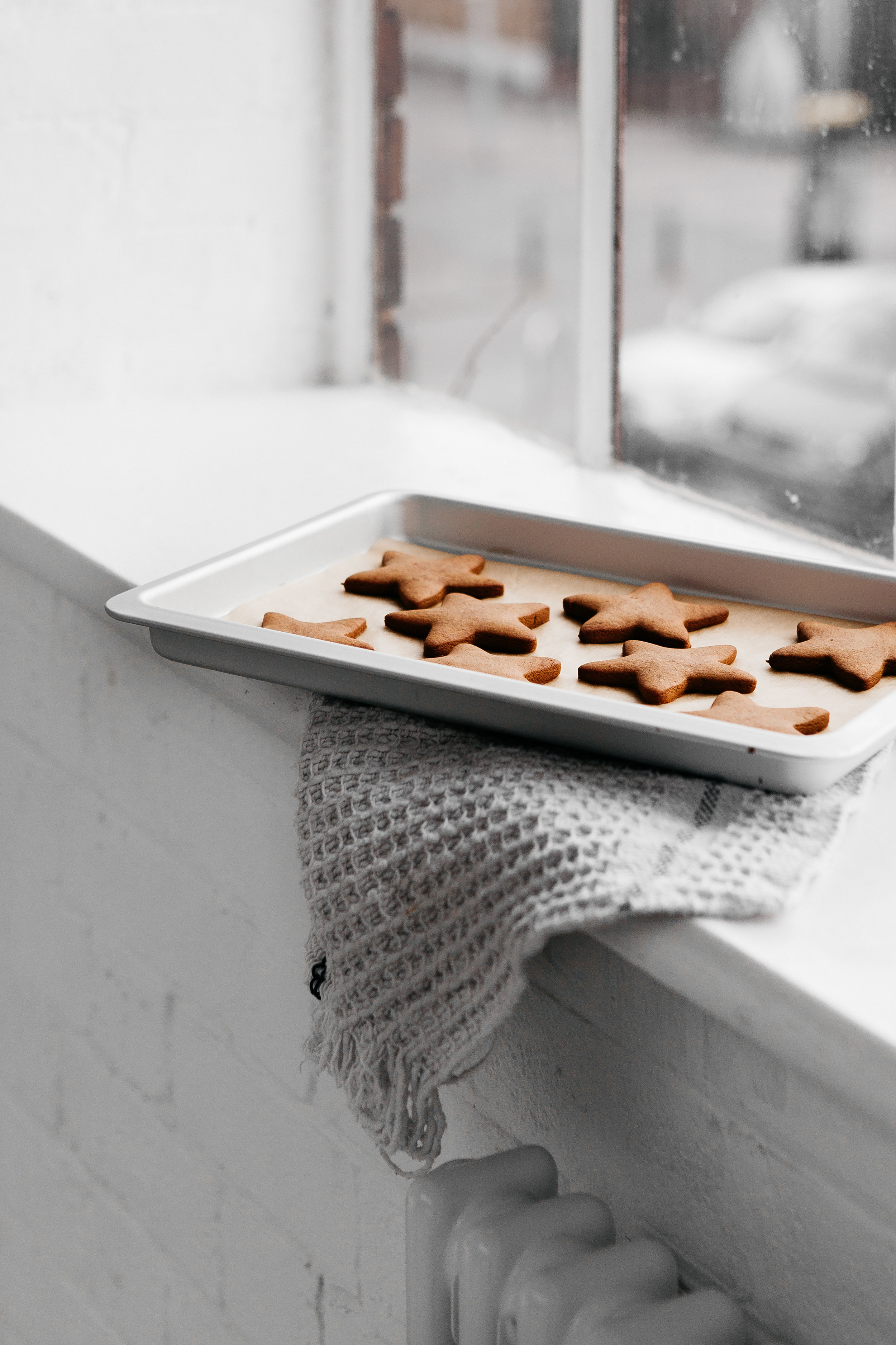 Carob Gingerbread Stars