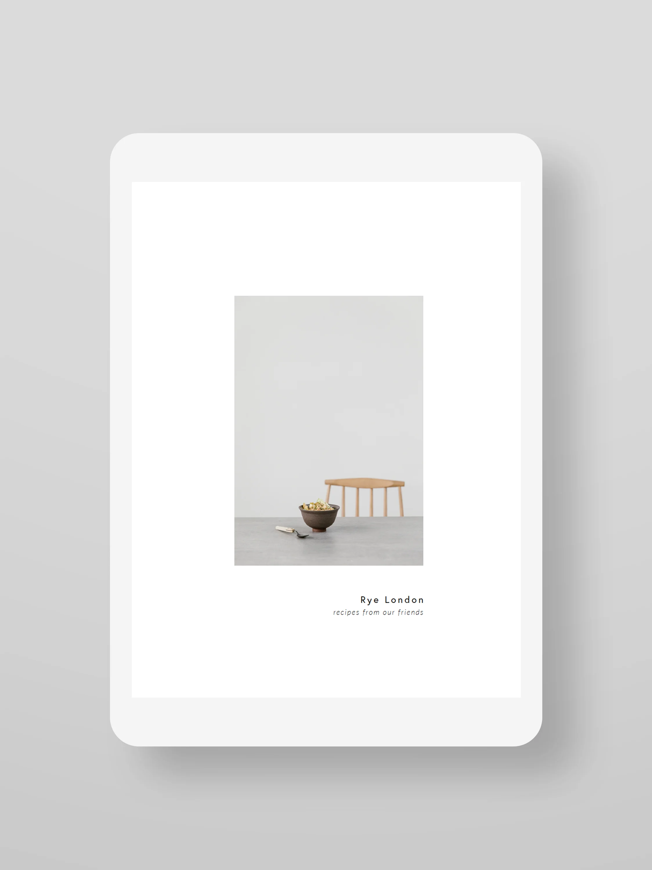 Friends Of Rye Winter Recipes eBook