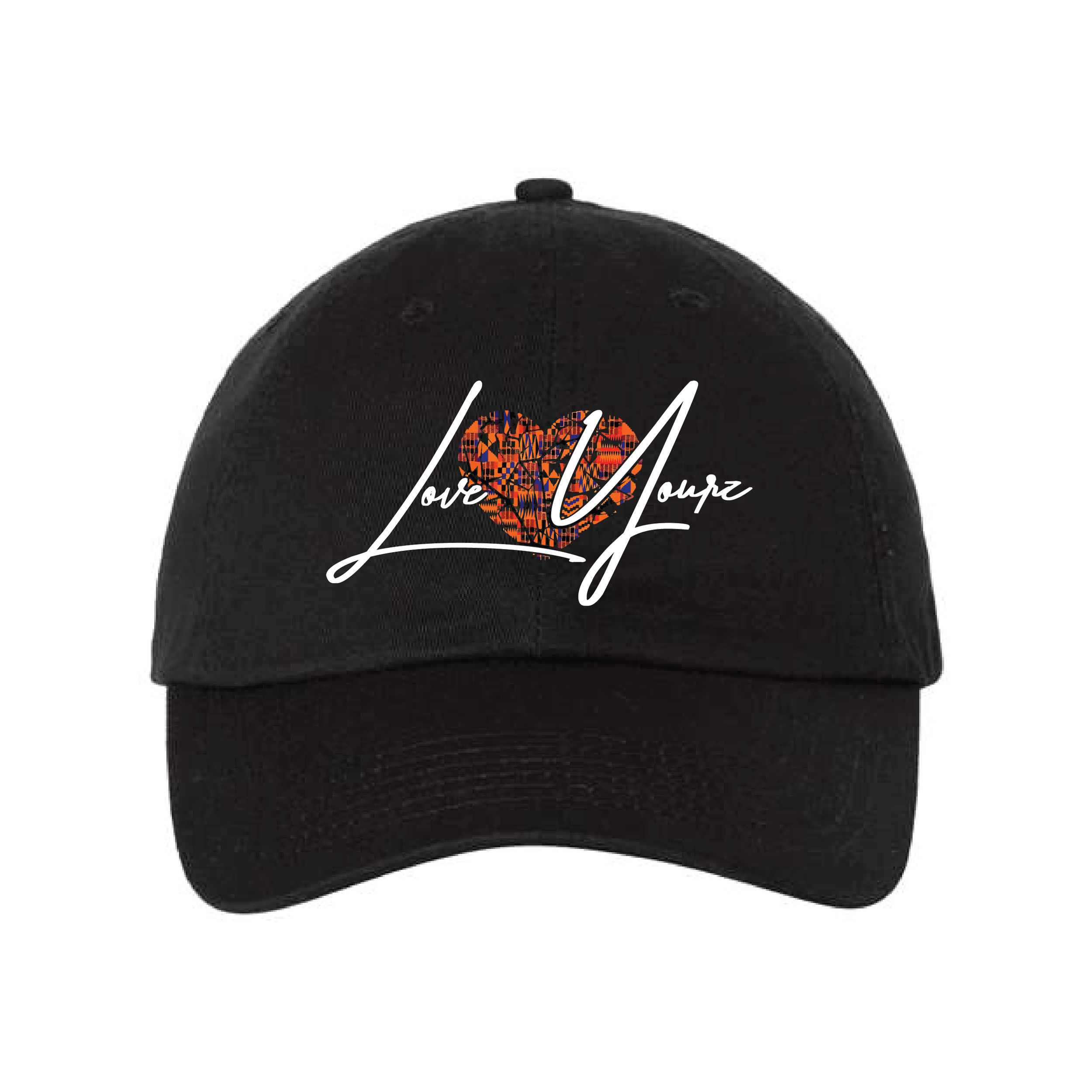 Black Kente Love Yourz Hat