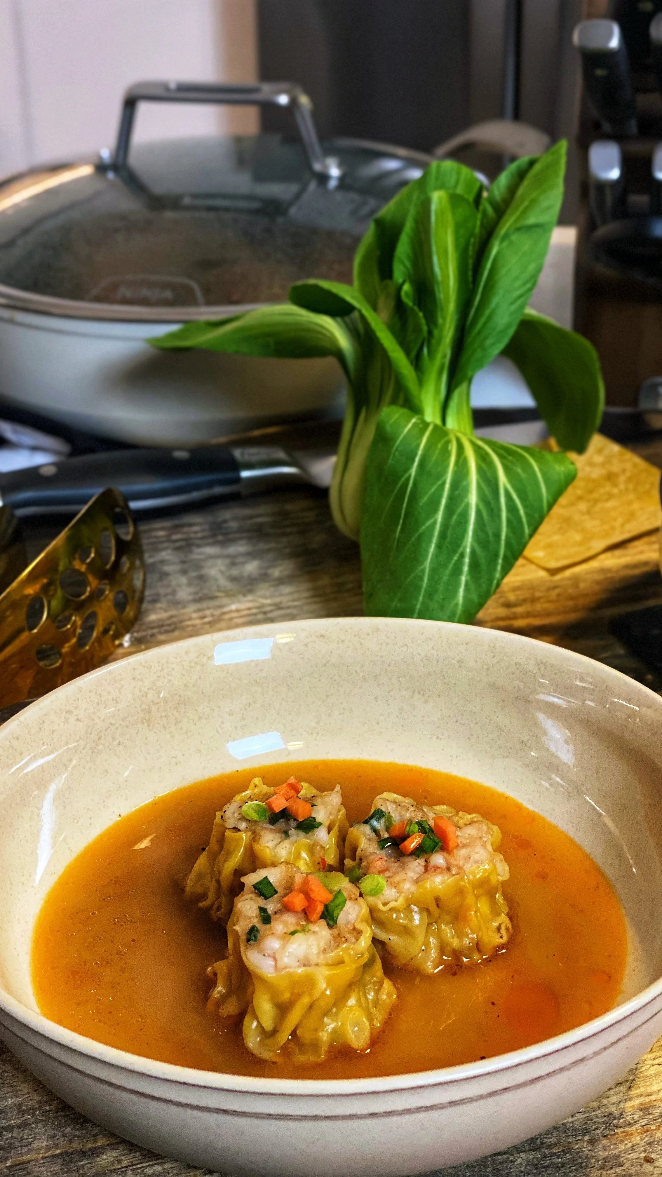 Spicy Shrimp Steamed Tulip Dumplings Recipe