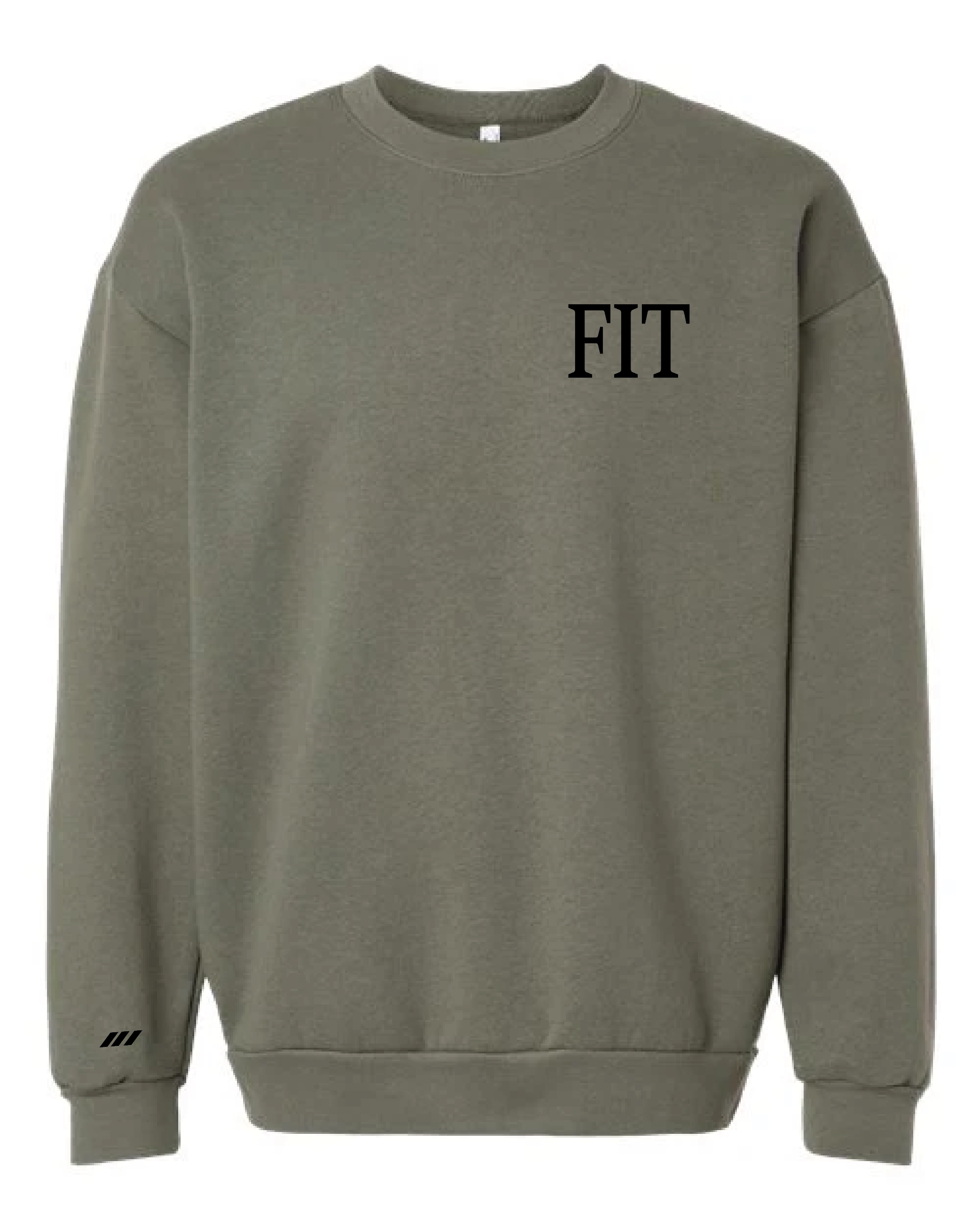 Lietenent Sweatshirt FIT Front Black.png