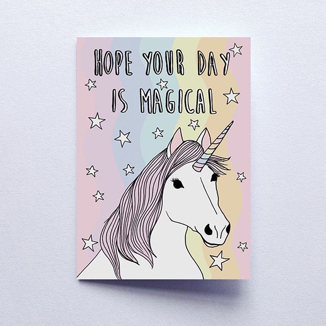 Magical card for the magical mamas 🦄 ✨ Coming to you this weekend at the very last minute nyc (you know you never buy your card before that anyway).