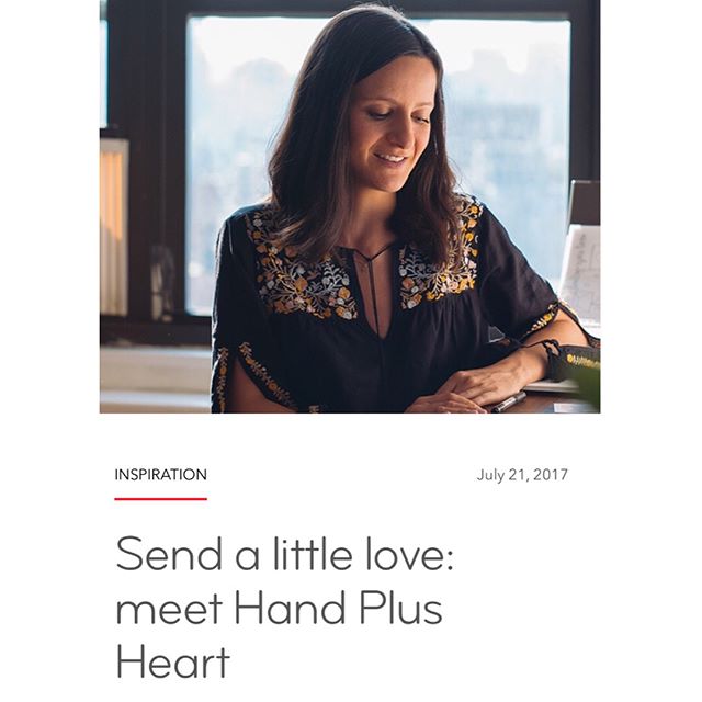 Check out the Hand Plus Heart feature on the @moo blog! I had the pleasure of sitting down with their wonderful photographer @jfrayphoto to chat about Hand Plus Heart and take some photos in my studio. Link in bio. Hope y'all enjoy 💕