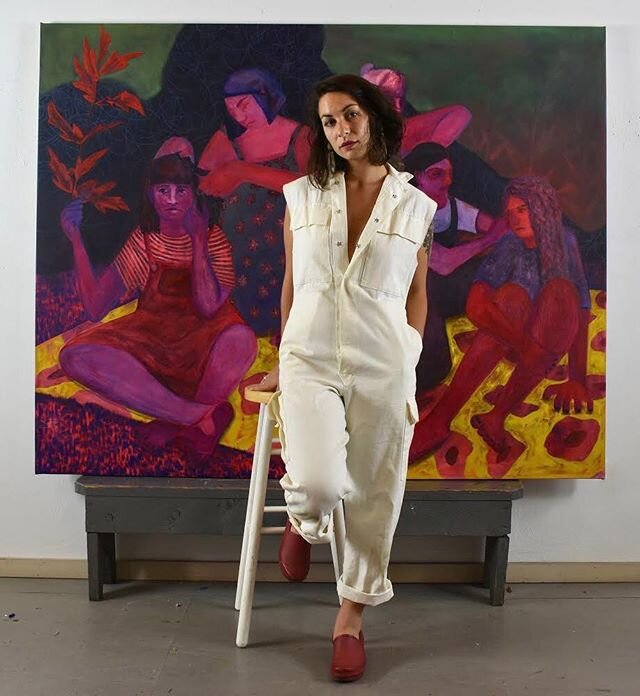Felt that it was just about time for another indulgent studio portrait. I still blame the jumpsuit!
.
I&rsquo;ve been busy in the studio and a little off my social media game-but there are exciting things in the works.  Grateful to be spending time w