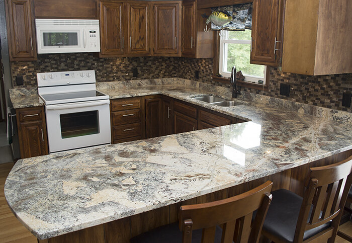 Pictures of granite slabs