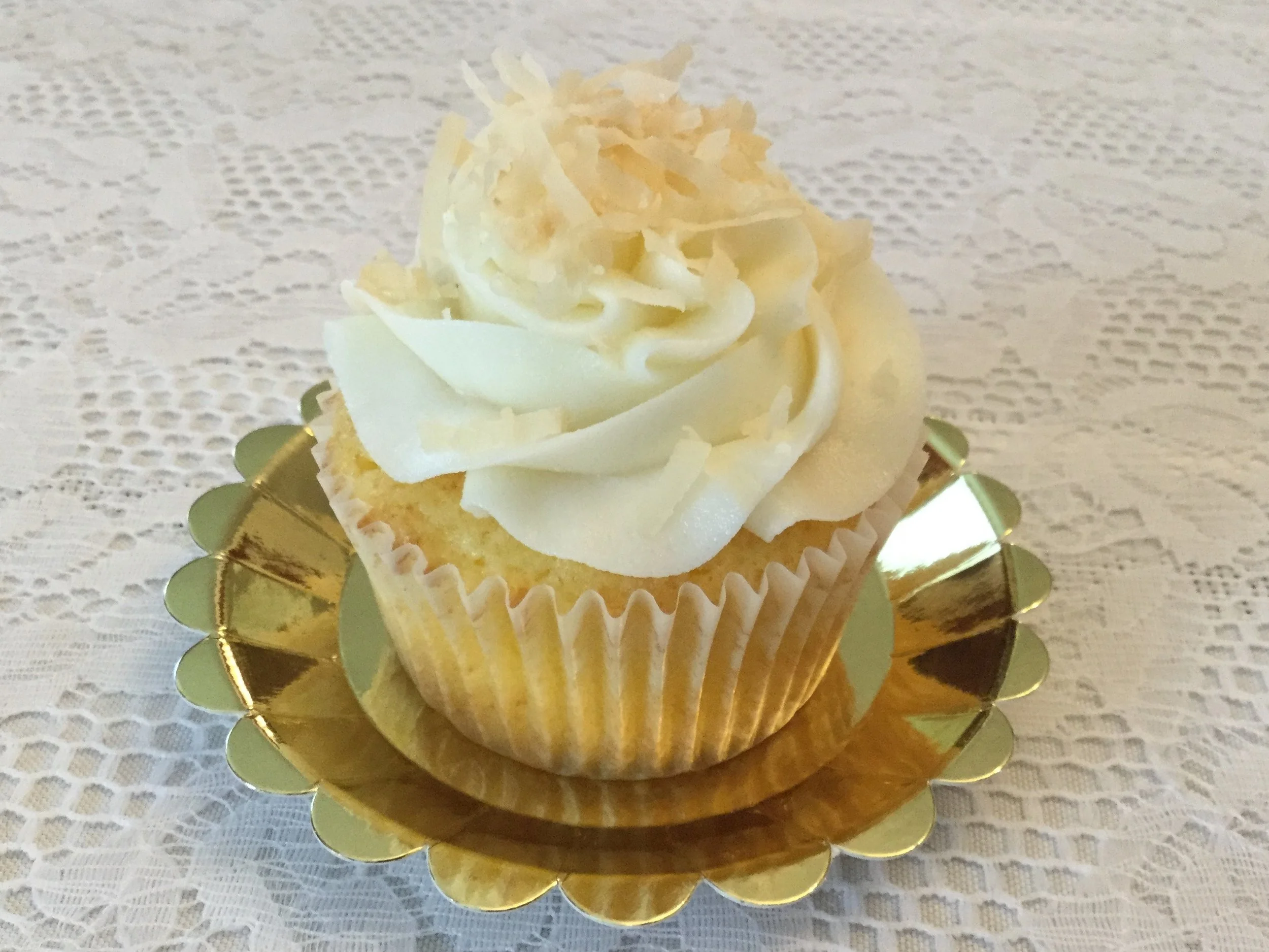 Signature Cupcake:  Lemon Coconut