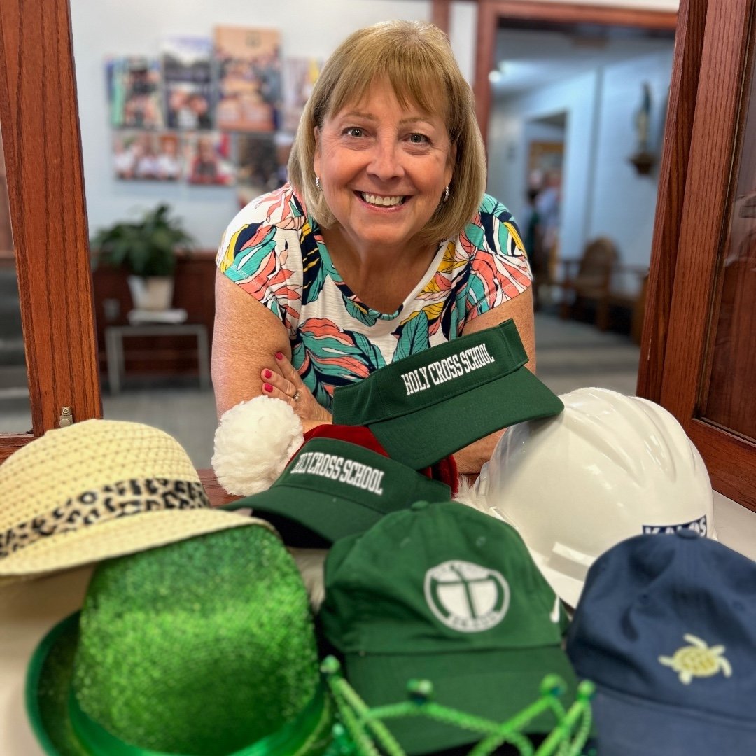 Happy Administrative Professionals Day to Mrs. Smith! She's the wearer of many hats and keeps our school office running smoothly. Thank you for all you for Holy Cross School! #adwcommunity #iloveholycross #administrativeprofessionalsday