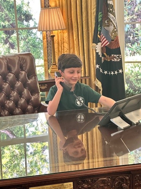 Greetings from the Oval Office! (Well... almost 😉) Our students had a blast at The People’s House: A White House Experience — an exciting, hands-on journey through a large-scale interactive model of the White House! Students also enjoyed
