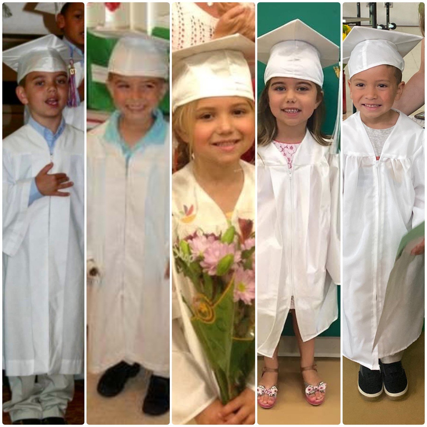 Celebrating a special Holy Cross School milestone: the 5th Butcher and Butcher-Santamaria sibling to graduate from Kindergarten! What a beautiful legacy of learning, love, and family tradition. 💚 #ADWcommUNITY #ILoveHolyCross #HolyCrossLegacy #Famil