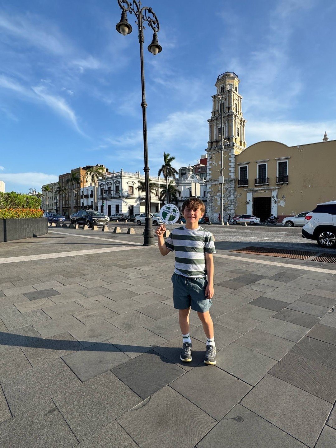 Spotted in Mexico and representing HCS with pride, Holy Cross School spirit knows no borders! #ADWcommUNITY #ILoveHolyCross #AlwaysBeKind #SchoolSpirit