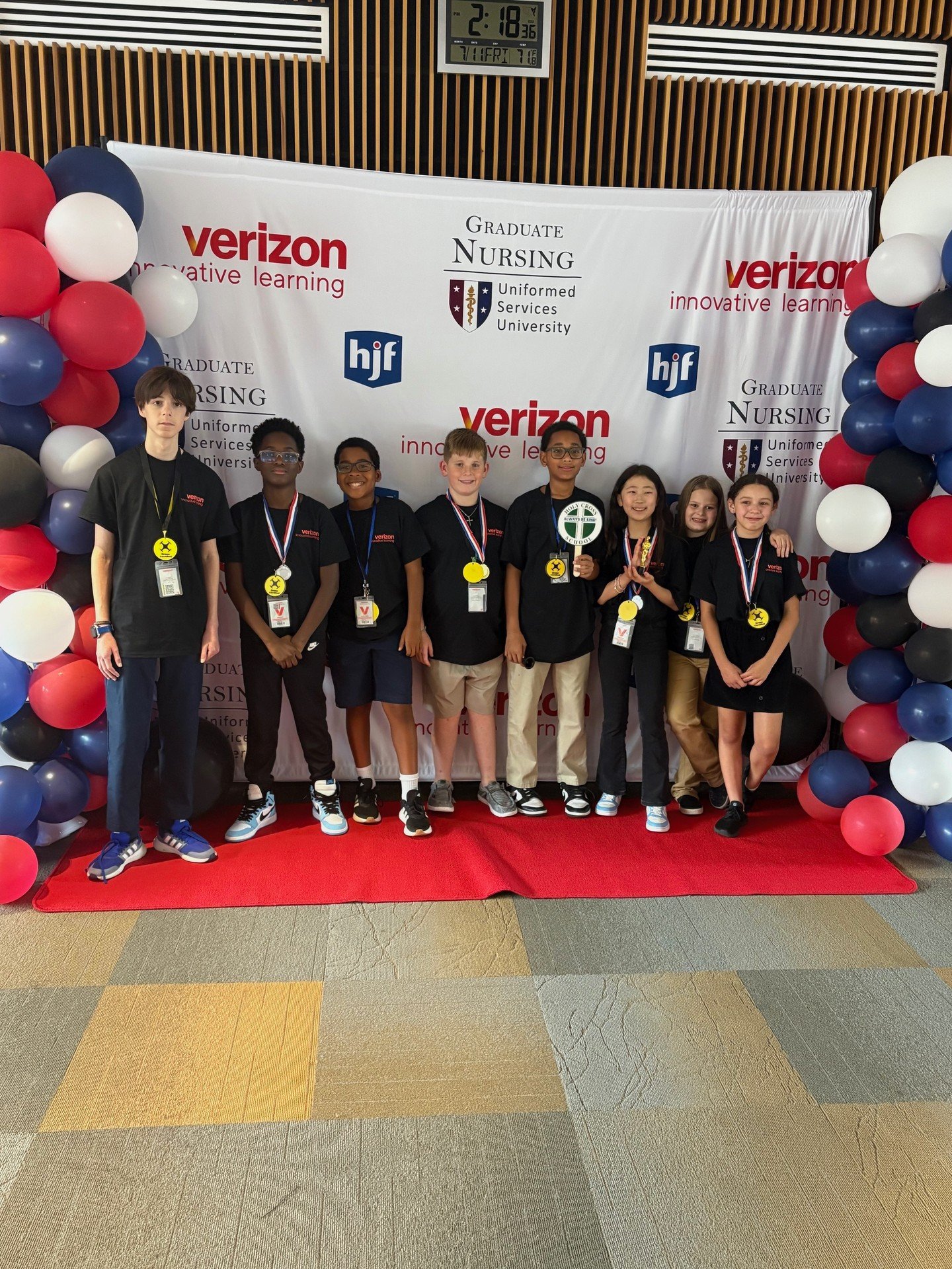 Holy Cross School pride was on full display at the Verizon Innovative Learning STEM Achievers summer program! Our students did an amazing job collaborating, exploring, creating, and shining bright in STEM! #ADWcommUNITY #ILoveHolyCross #STEM