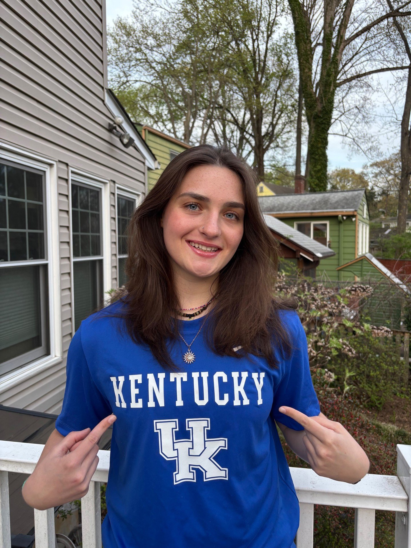 Congrats to Emmy, Holy Cross Class of 2021 alum and recent Albert Einstein High School grad! Emmy excelled in IB courses, led the swim team as captain, and is now headed to the University of Kentucky! She’ll be majoring in Communications and mi
