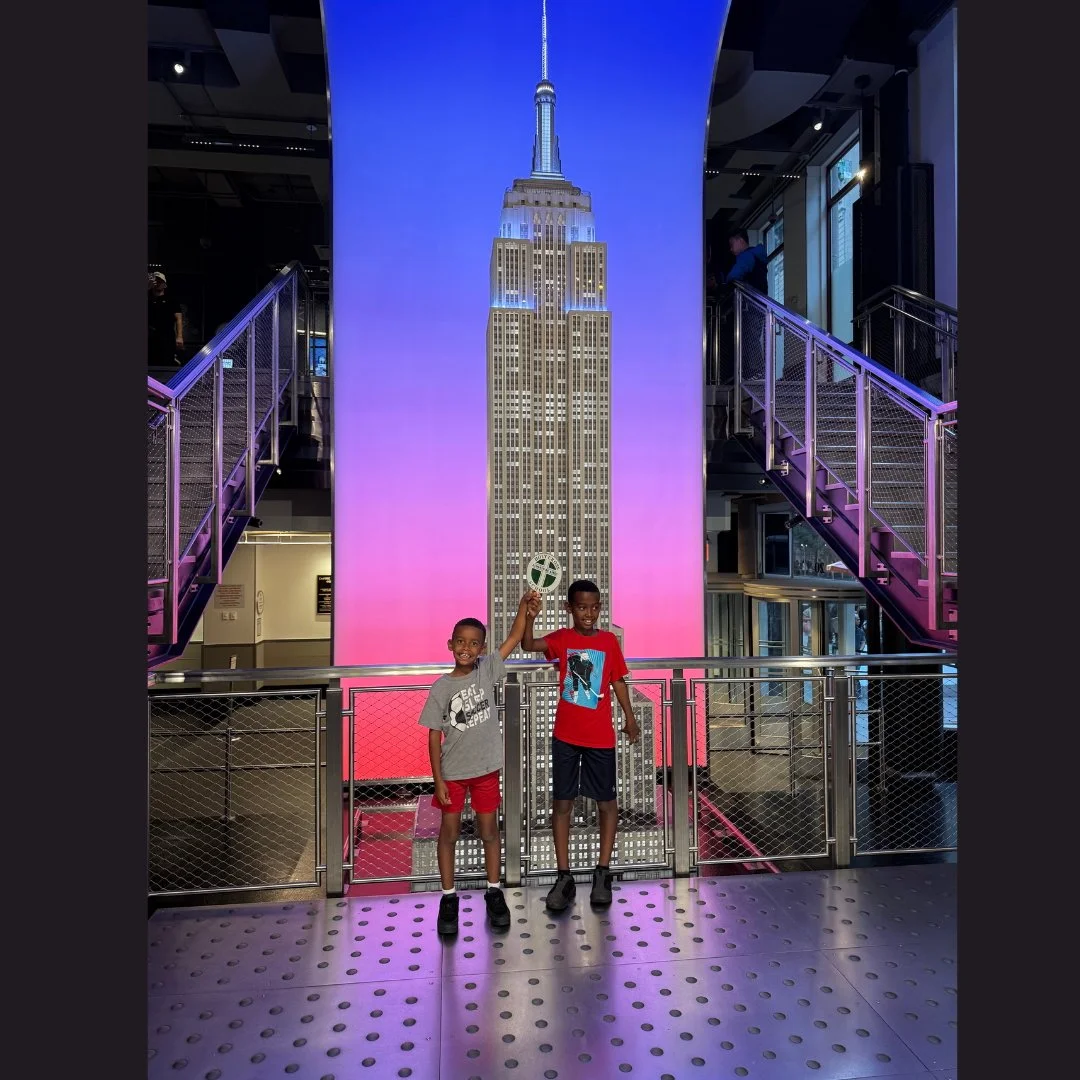 Holy Cross School spirit in a New York state of mind at the Empire State Building! 💚 #ADWcommUNITY #ILoveHolyCross #AlwaysBeKind #SchoolSpirit