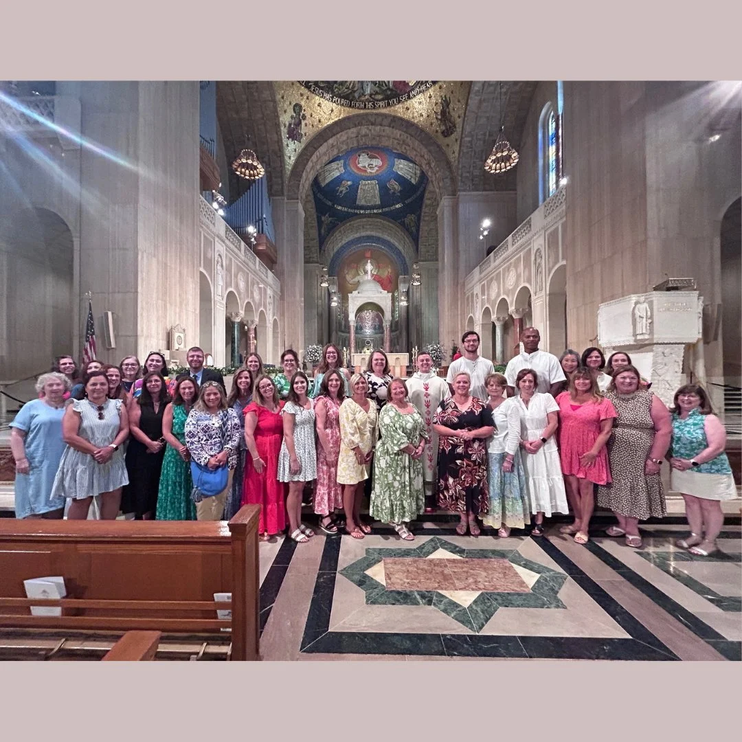 Holy Cross School faculty and staff joined the celebration of the Opening of Schools Mass earlier today at the National Shrine. We are anchored in hope and ready for a wonderful school year! #ADWcommUNITY #ILoveHolyCross