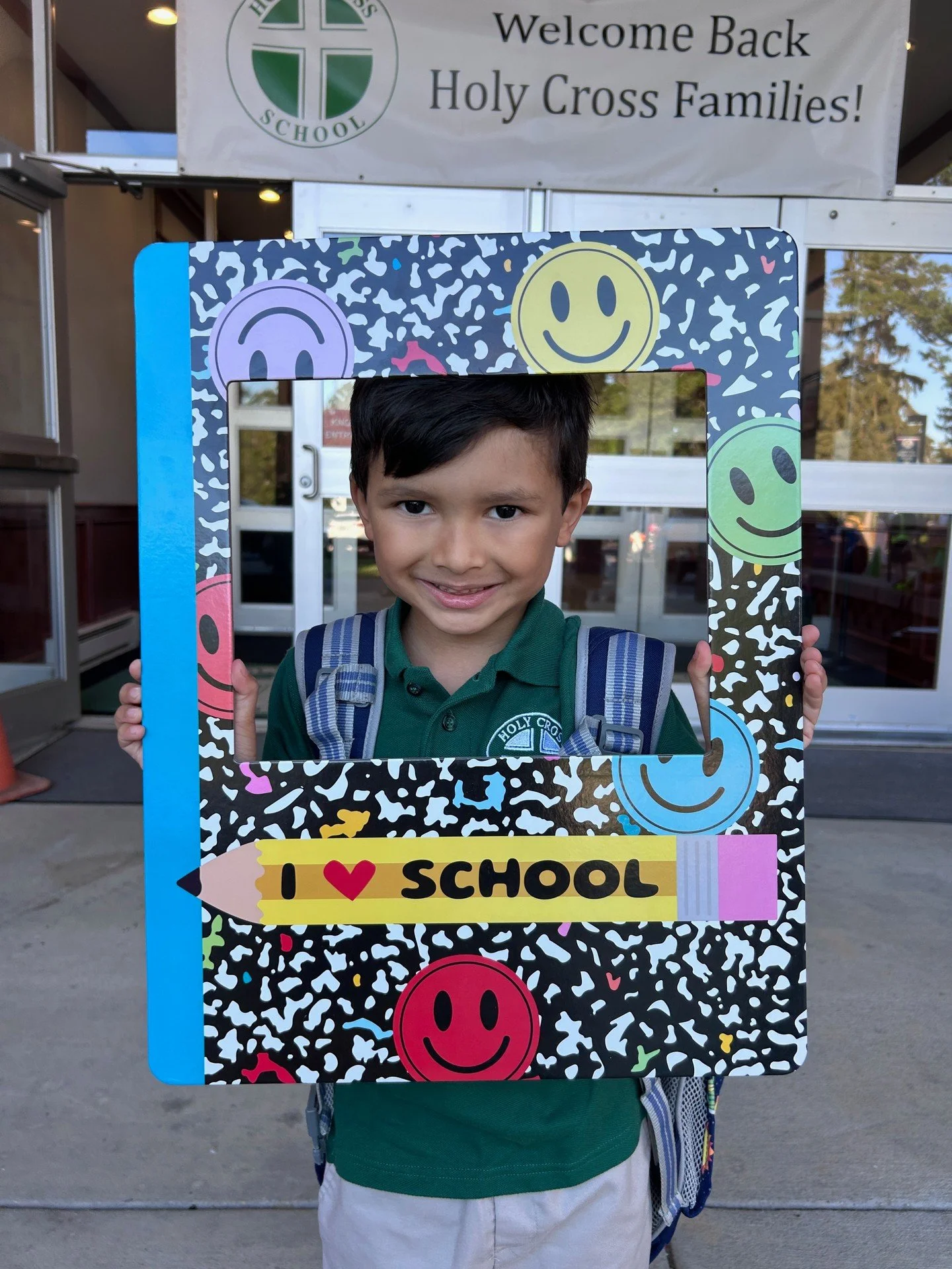 Welcome back to our Holy Cross School family! Here’s to a wonderful new school year filled with faith, scholarship, and service! 💚 #FirstDayOfSchool #ADWcommUNITY #ILoveHolyCross