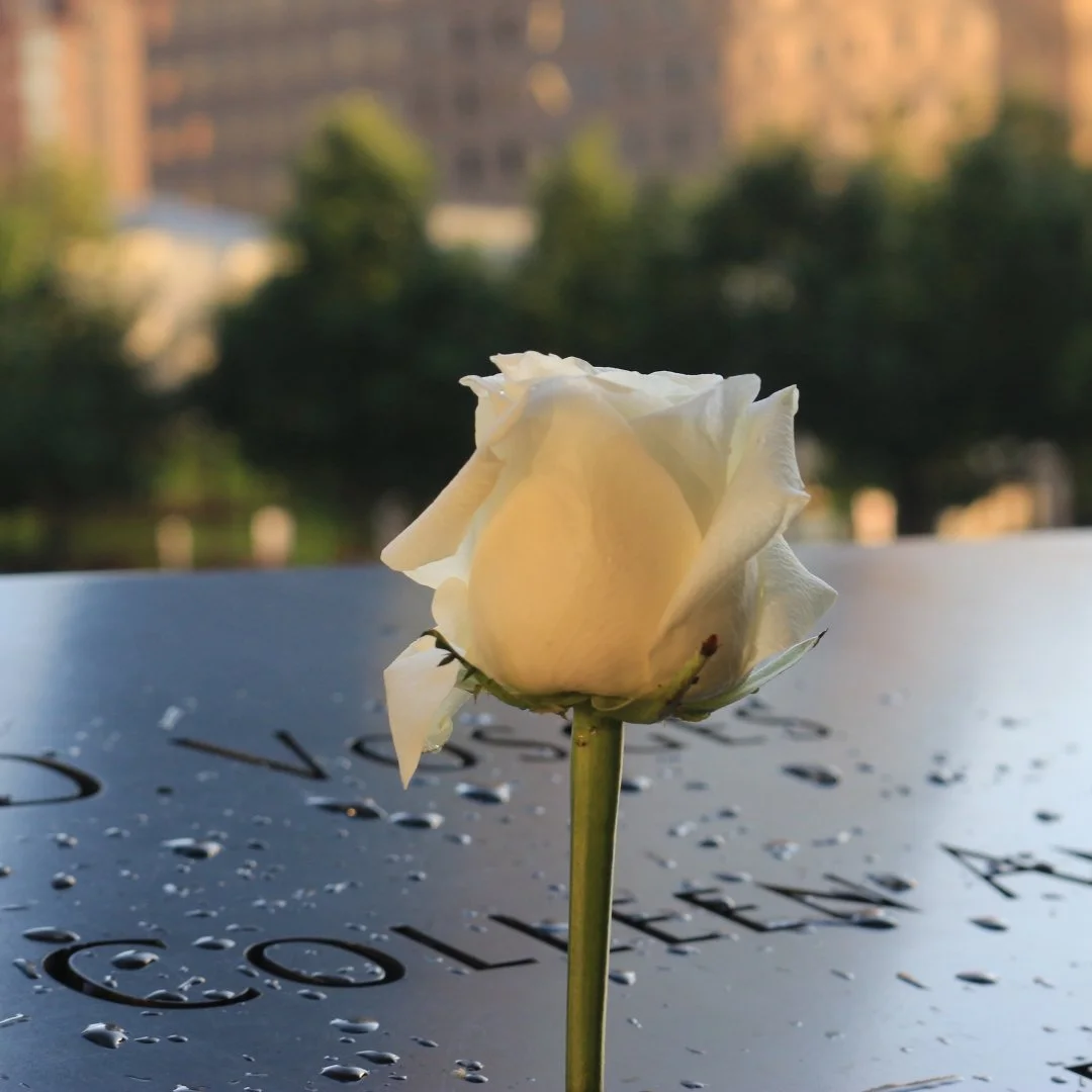 “God is our refuge and strength, an ever-present help in trouble.” Psalm 46:1
Today we remember the victims of 9/11 and hold their families in our prayers. May we never forget that God is with us always, guiding our steps and giving us st