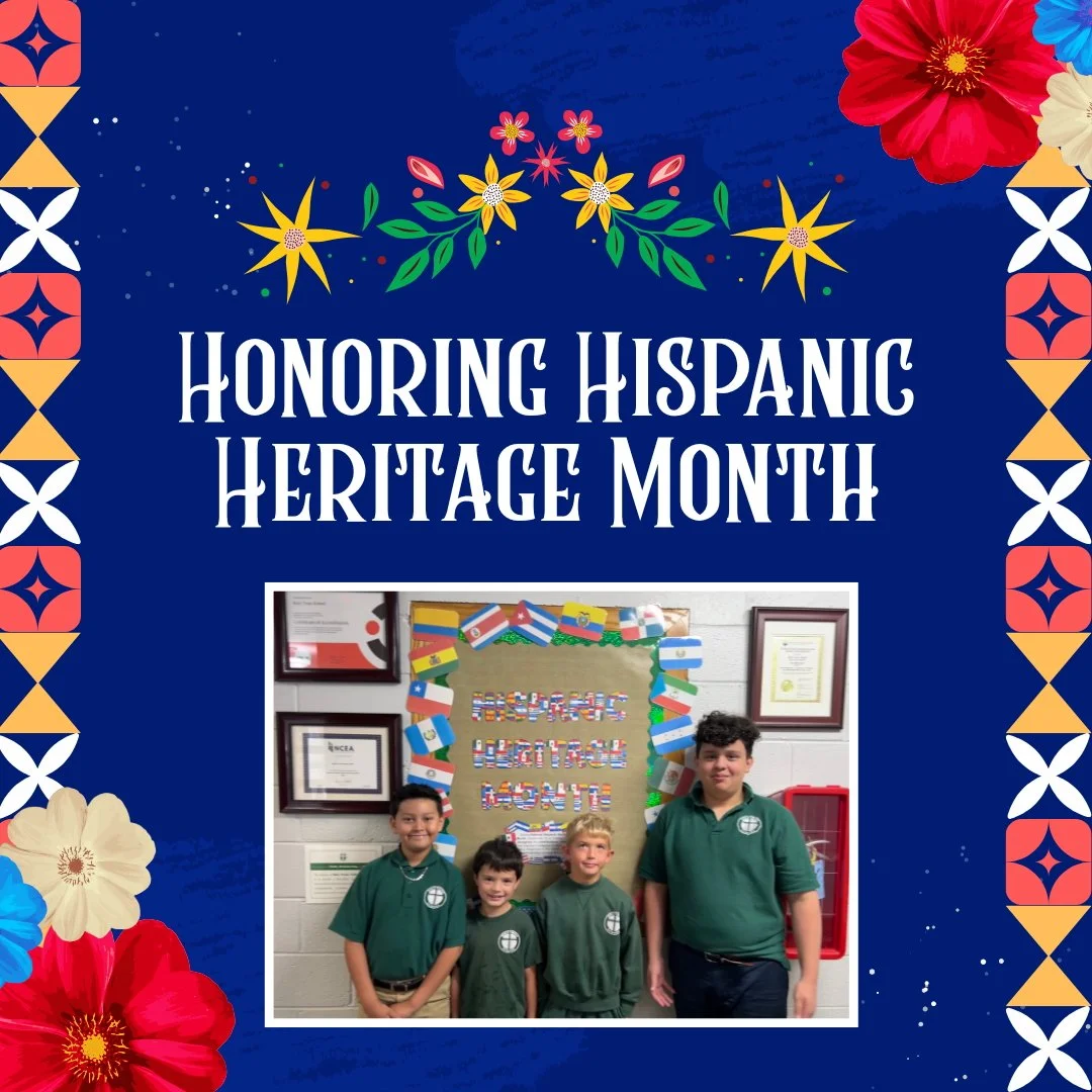 Today marks the start of Hispanic Heritage Month! Students are excited for lessons and activities to honor the rich history, traditions, and contributions of Hispanic cultures! #ADWcommUNITY #ILoveHolyCross #ADWcomUNIDAD #HispanicHeritageMonth