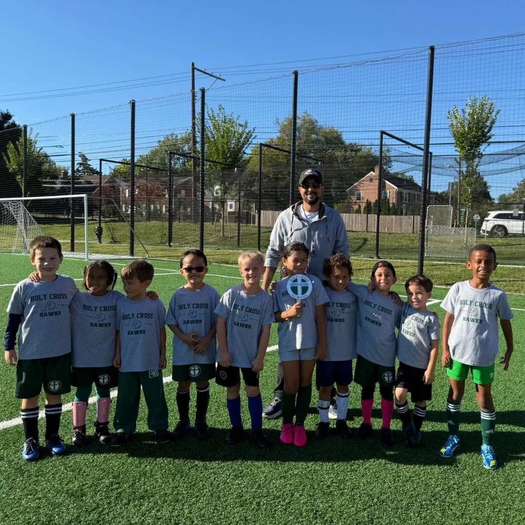 Our 1st Grade soccer stars are giving it their all and having a blast on the field! Go Hawks! 💚