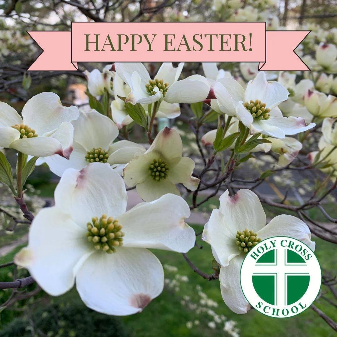 Wishing our entire Holy Cross School community a joyful and blessed Easter! May the hope and joy of the Resurrection fill your hearts and homes today and always. #HappyEaster #HeIsRisen #ADWcommUNITY #ILoveHolyCross