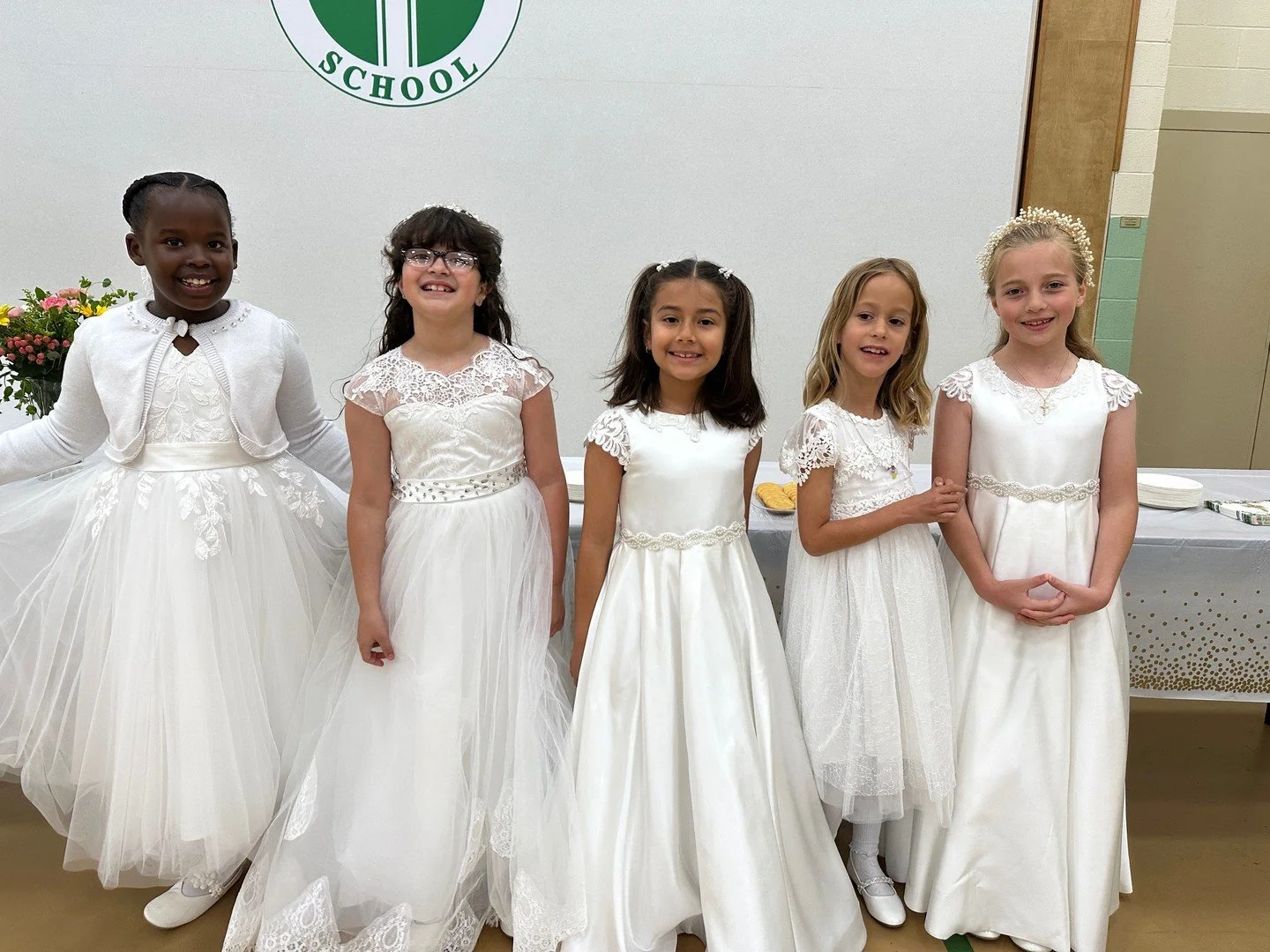 Congratulations to our students who received the Holy Eucharist for the first time this past weekend. It was a beautiful celebration! #ADWcommUNITY #ILoveHolyCross