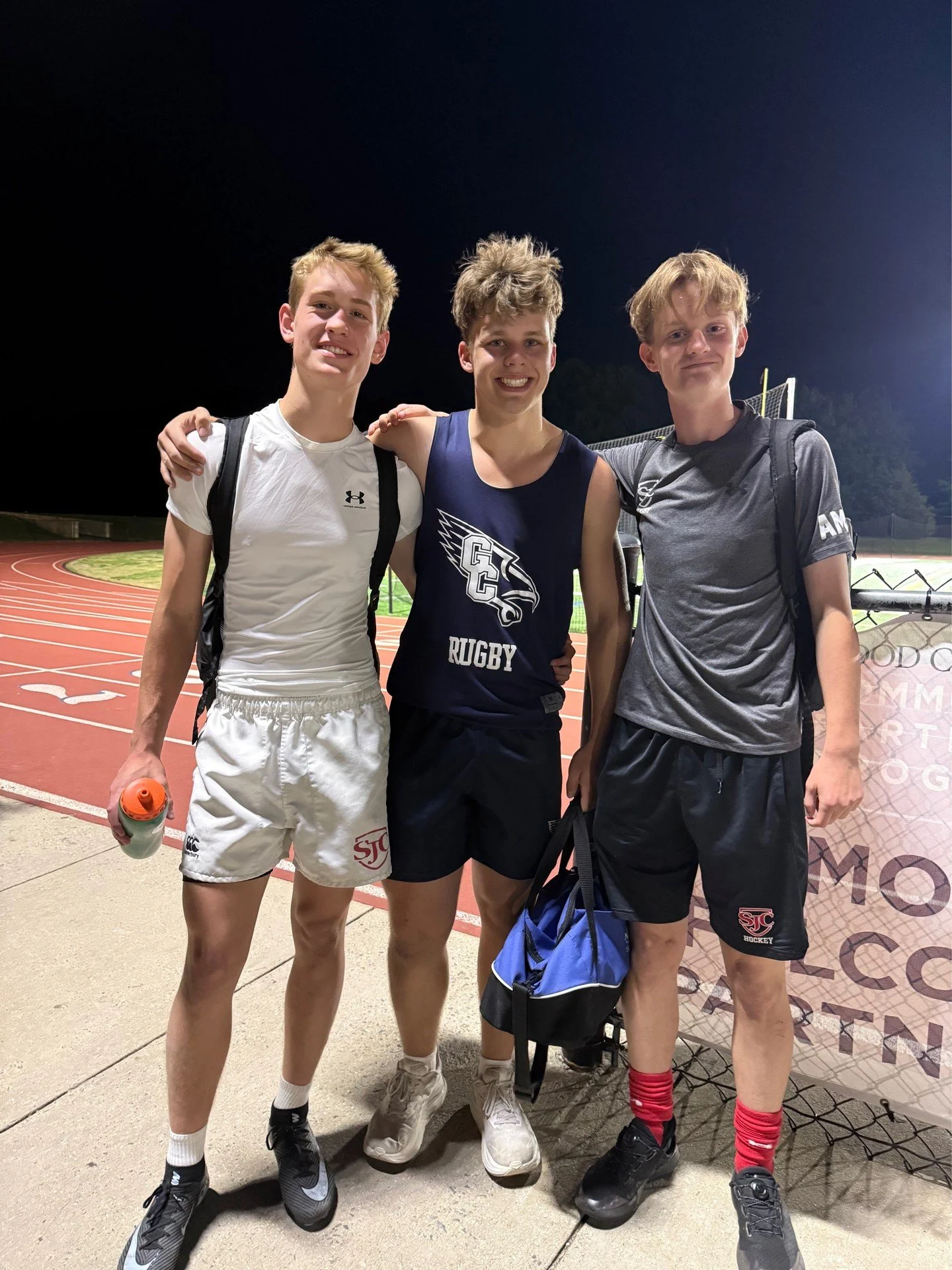 Holy Cross alumni showed up strong at the rugby playoff showdown last night between St. John&rsquo;s College High School and Our Lady of Good Counsel High School. What a game! SJC took the win in double overtime! Congratulations to our alums and to b