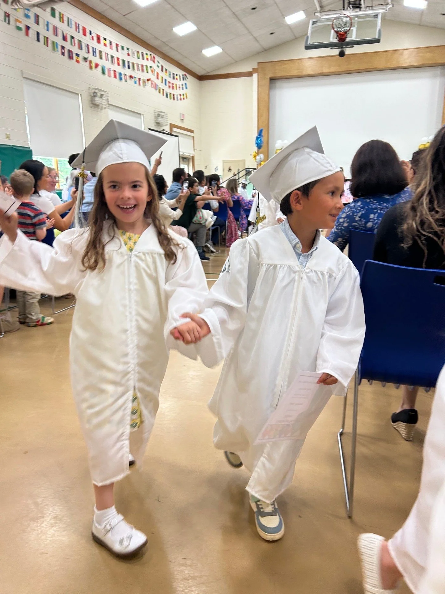 Congratulations Kindergarten Graduates! First Grade, here they come! #ADWcommUNITY #ILoveHolyCross #Kindergarten