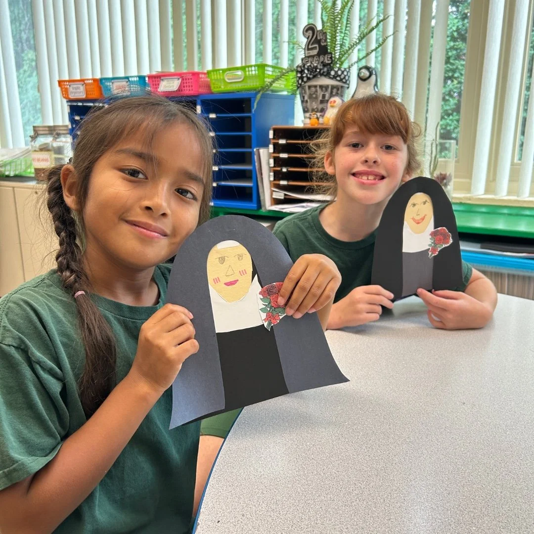 Our Second Grade students celebrated the feast day of St. Th&eacute;r&egrave;se of Lisieux, the &ldquo;Little Flower,&rdquo; by learning about her beautiful &ldquo;Little Way&rdquo; and the idea that we can grow in holiness through small acts of love