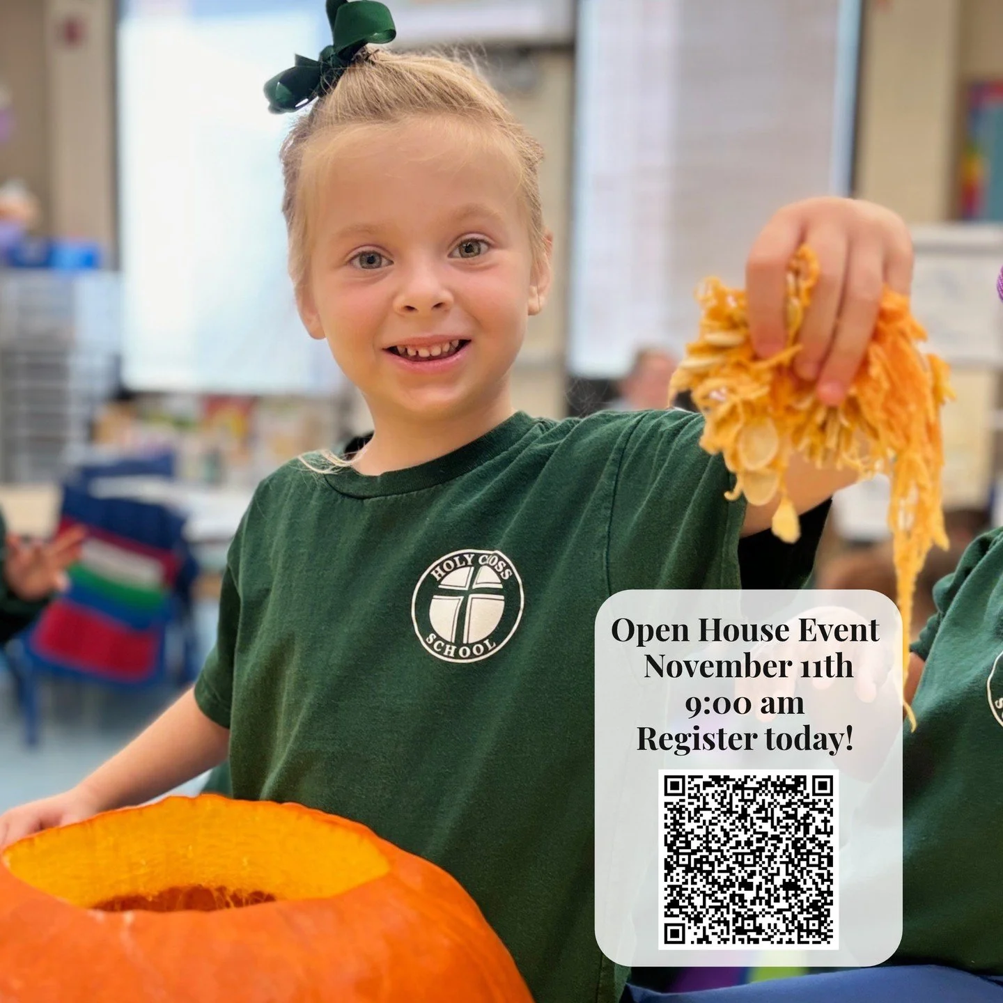 Discover a joyful PK3 through 8th grade school community where your child can learn, grow, and thrive. We can't wait to meet you at the open house event on November 11th at 9:00 am! Register via the link or QR code today! https://forms.gle/Edzxd3uQ9s